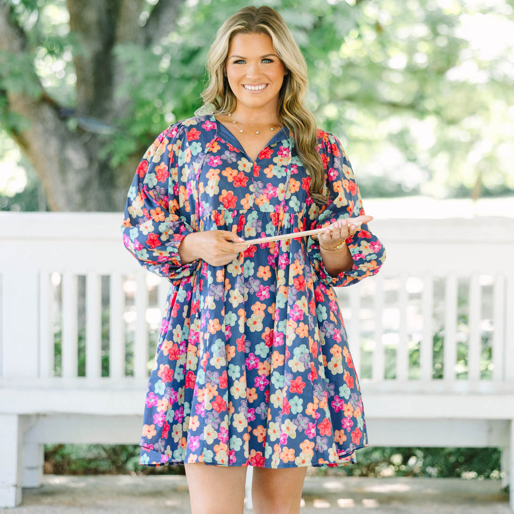 Walking On Air Dress, Pink Floral