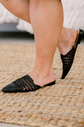 Walking On The Edge Mules, Black