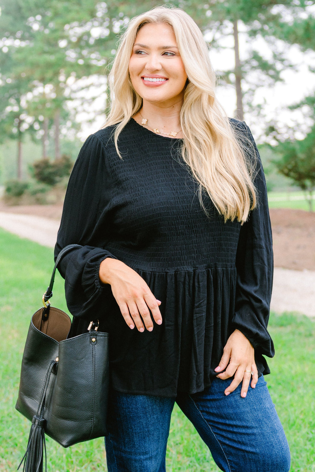 Wallflower Kisses Top, Black