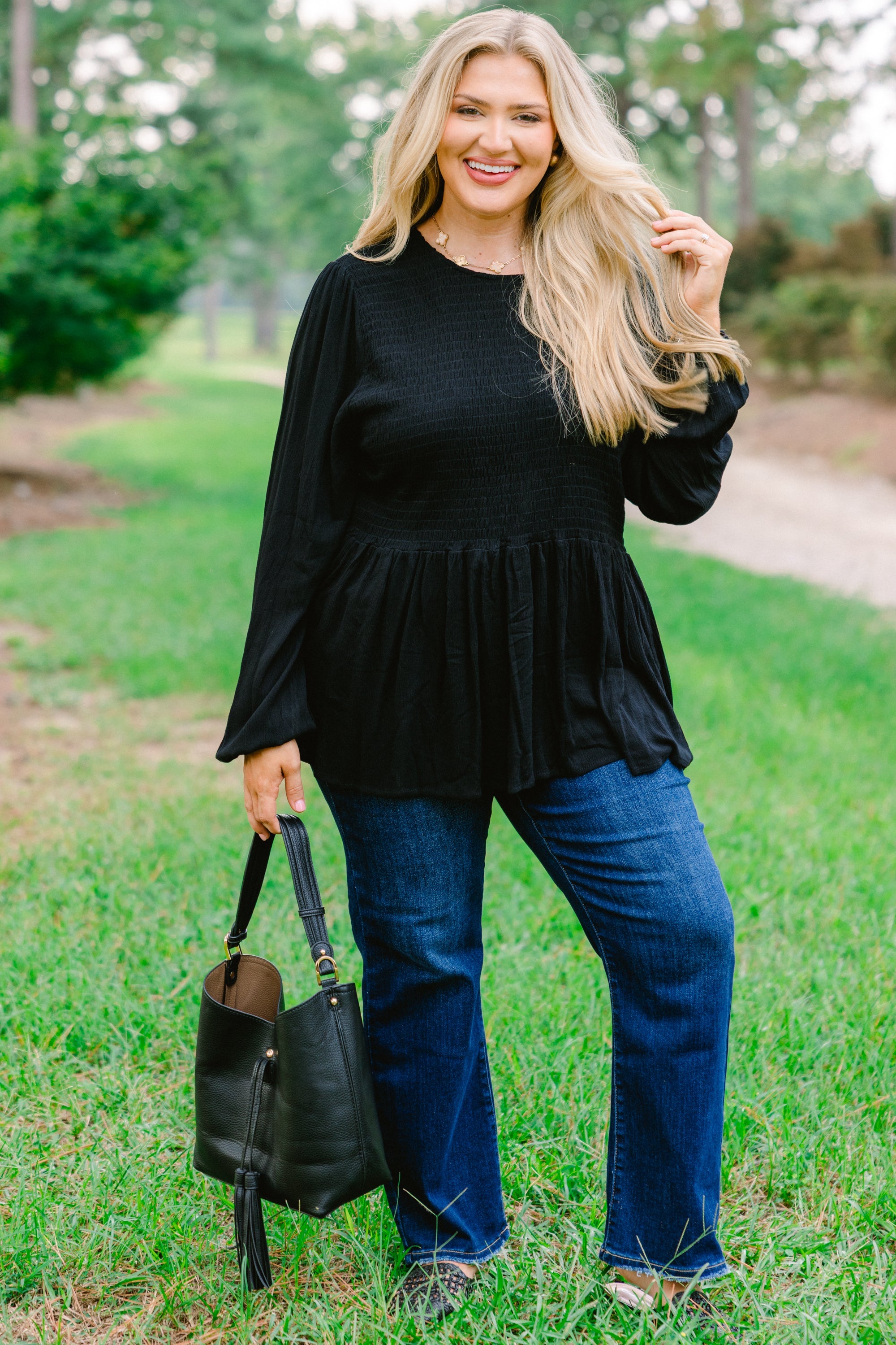 Wallflower Kisses Top, Black