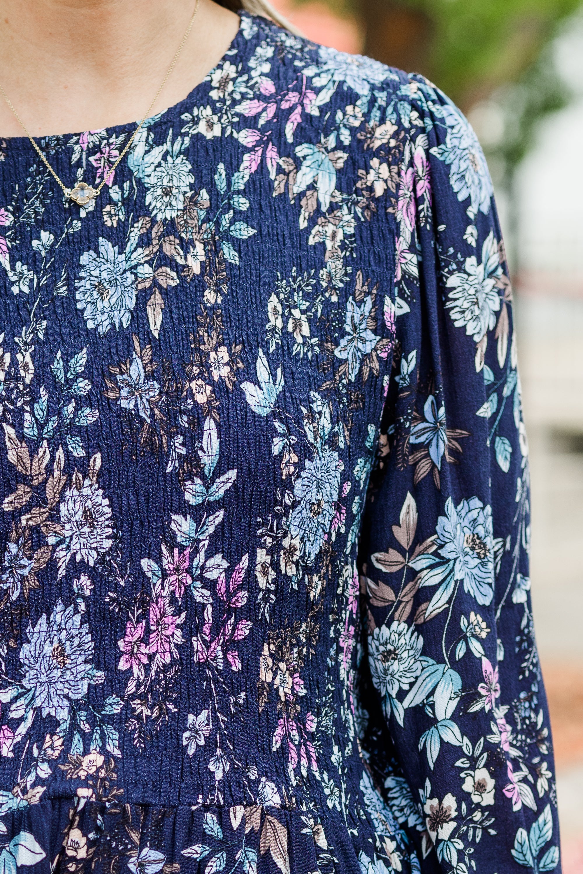 Wallflower Kisses Top, Blue