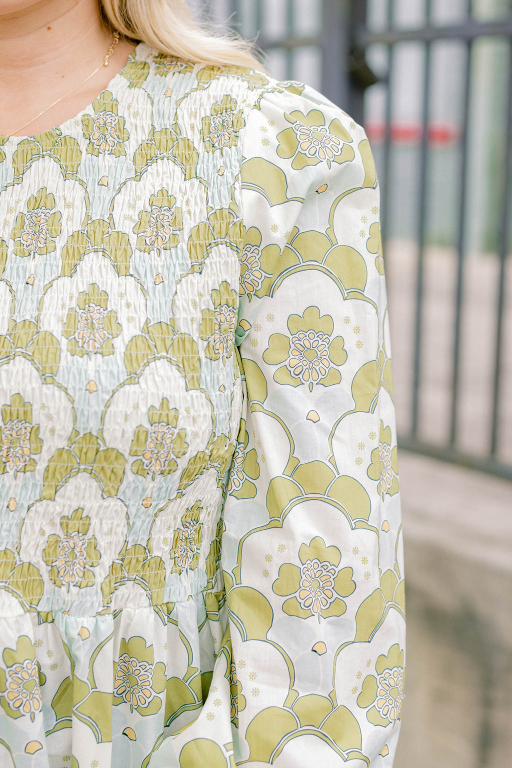 Wallflower Kisses Top, Blue-Green