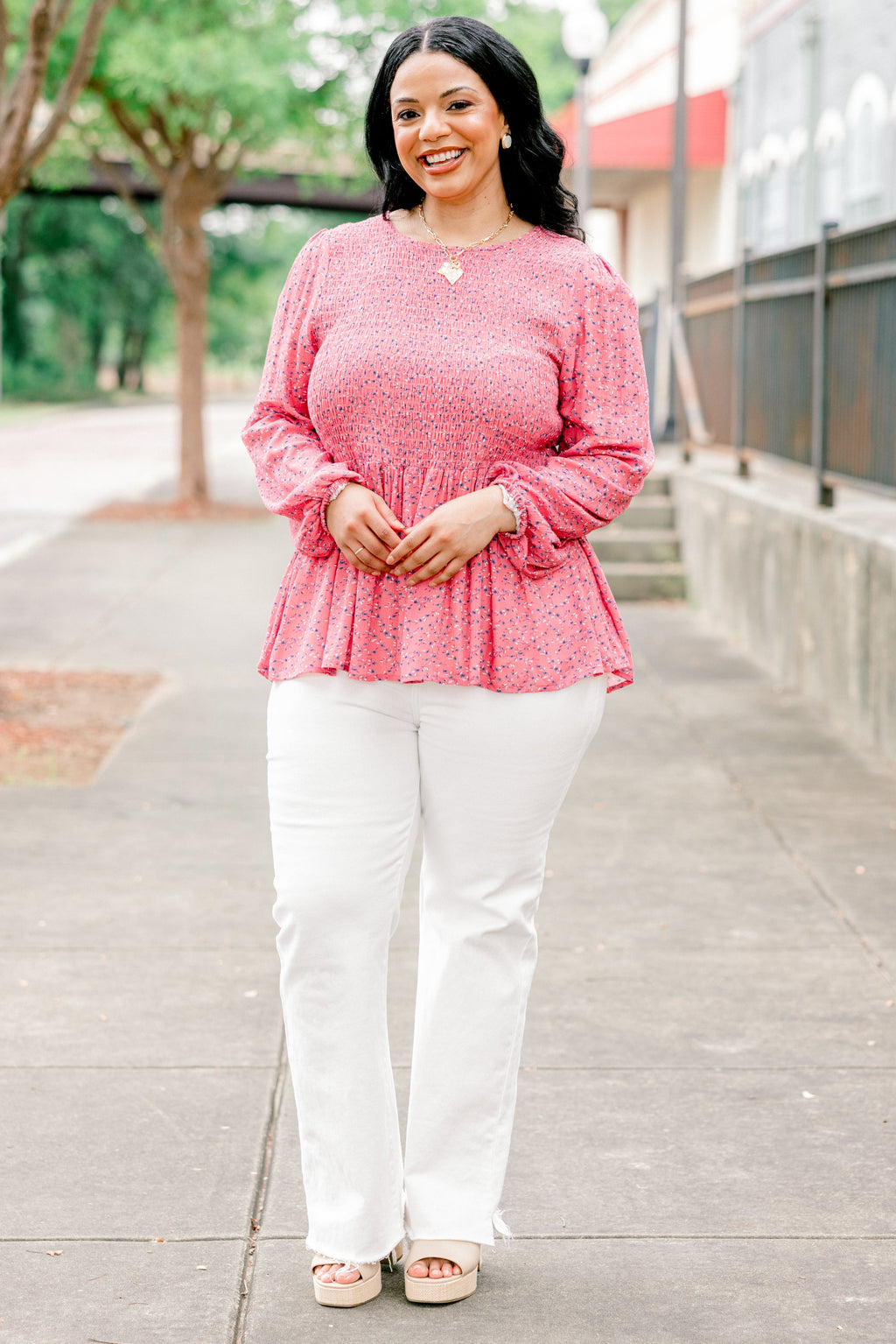 Wallflower Kisses Top, Dusty Rose