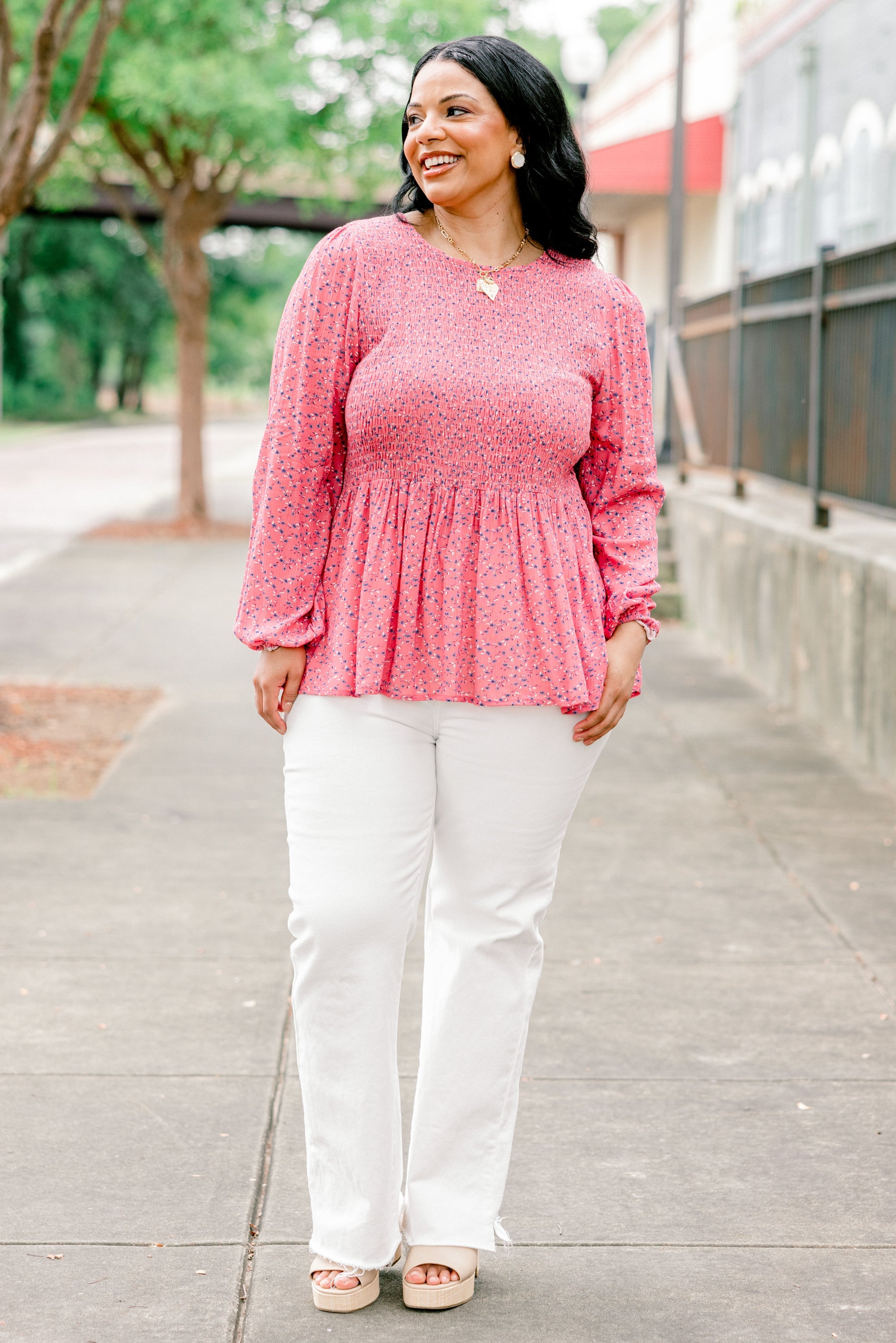Wallflower Kisses Top, Dusty Rose