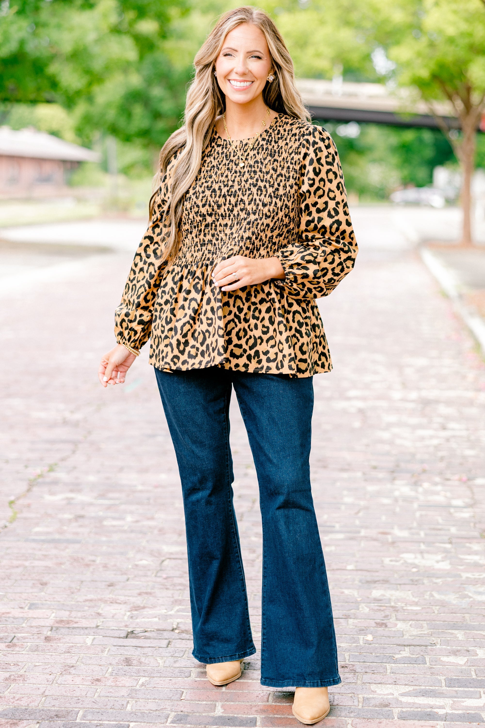 Wallflower Kisses Top, Leopard
