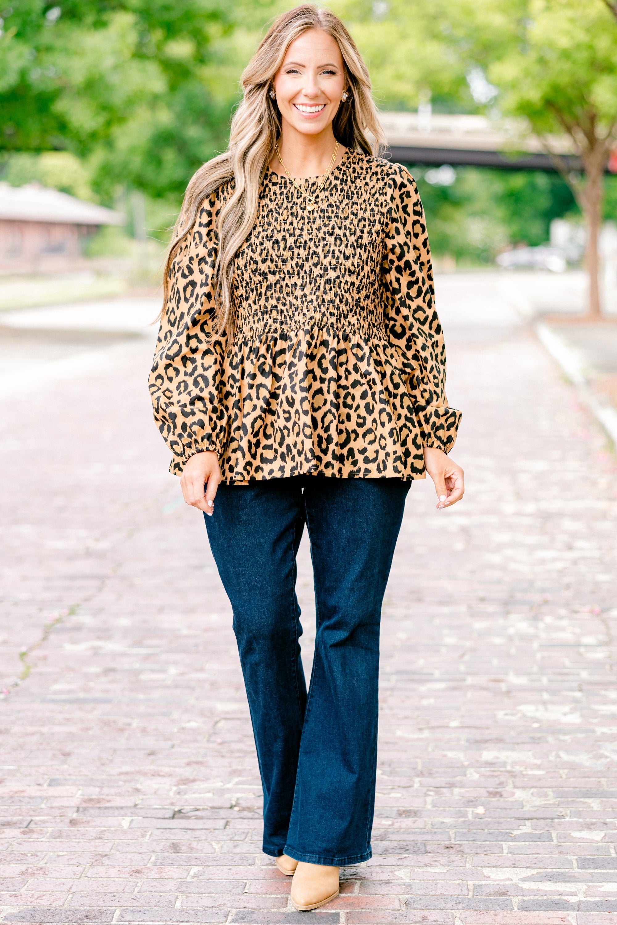 Wallflower Kisses Top, Leopard