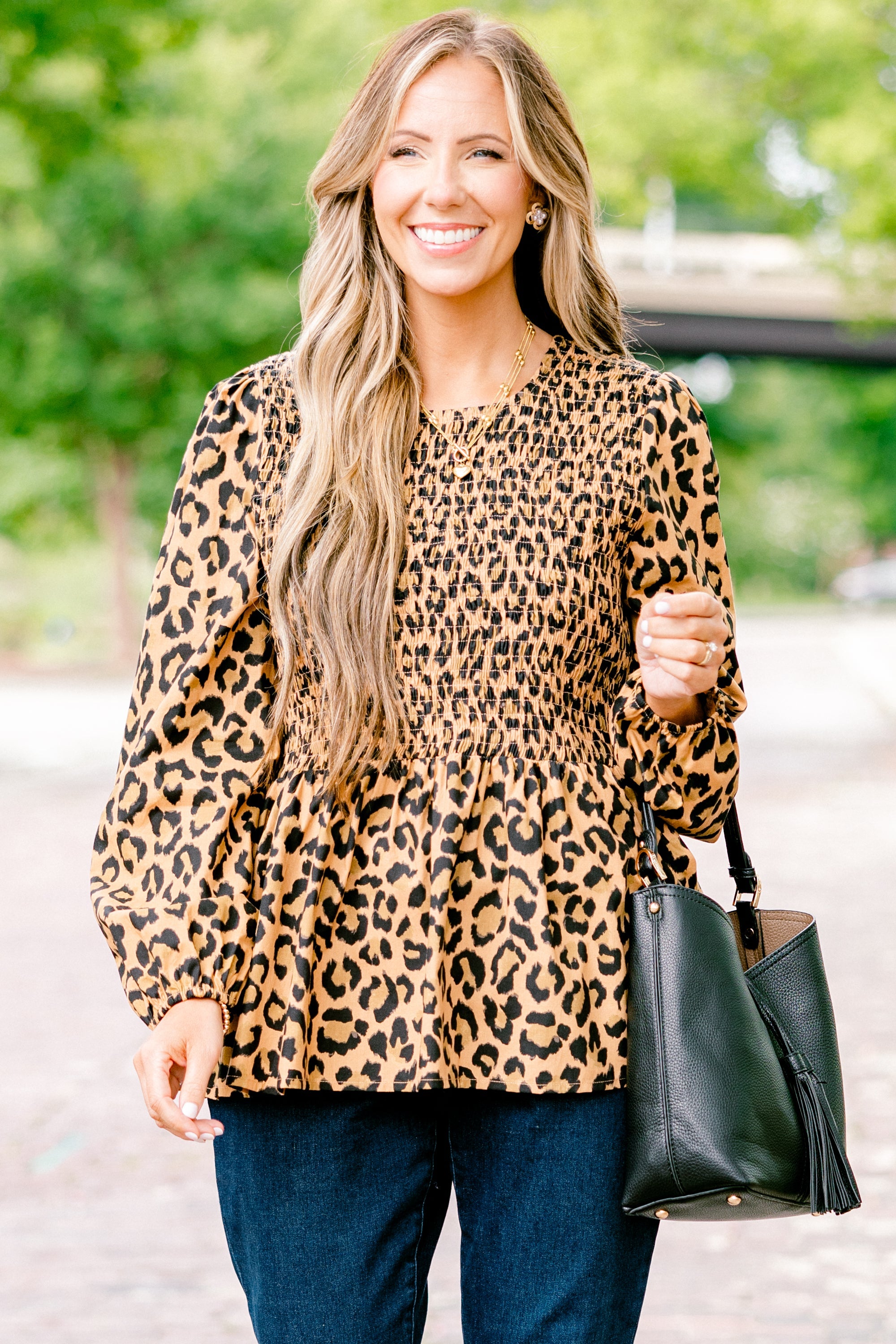 Wallflower Kisses Top, Leopard