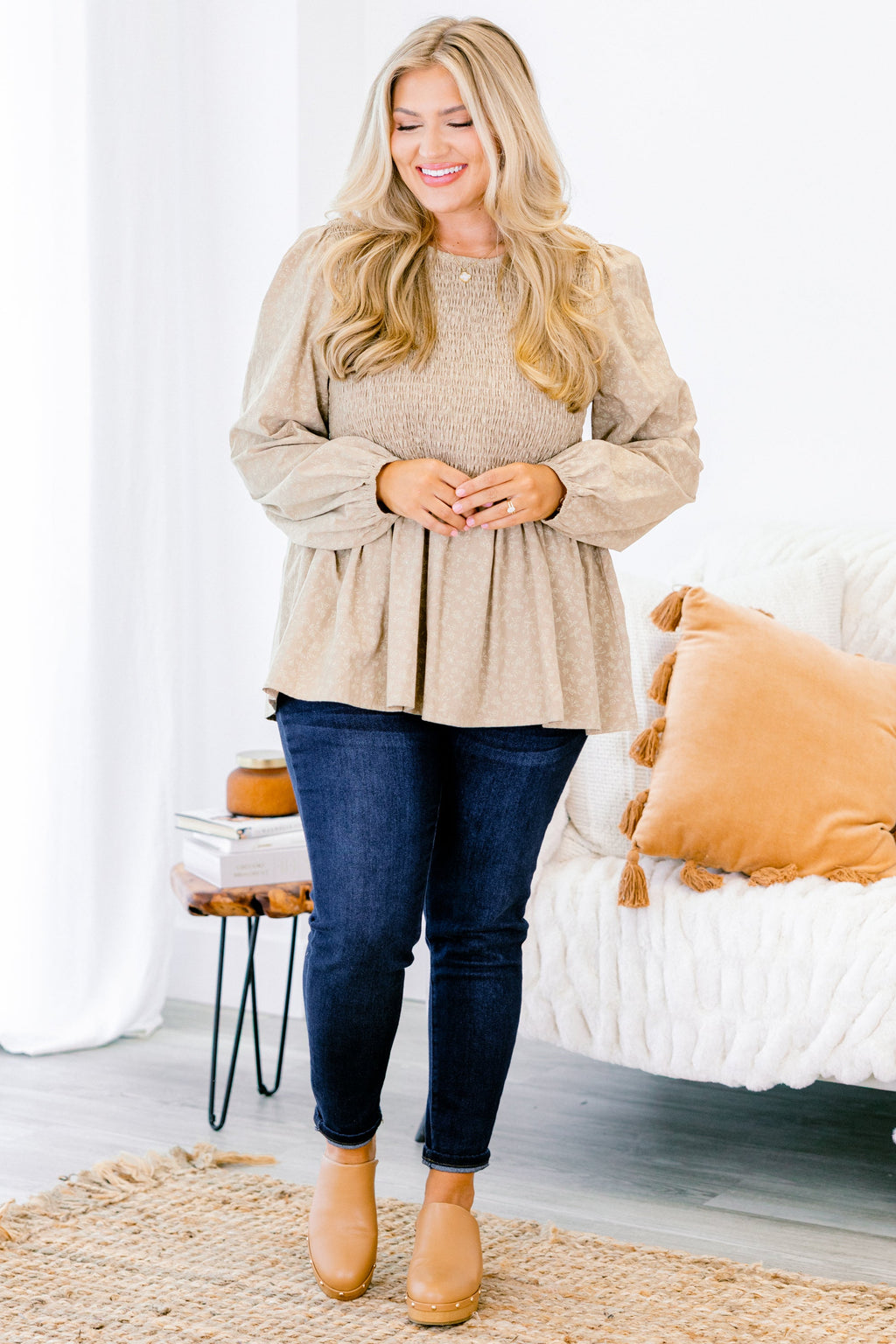 Wallflower Kisses Top, Light Olive