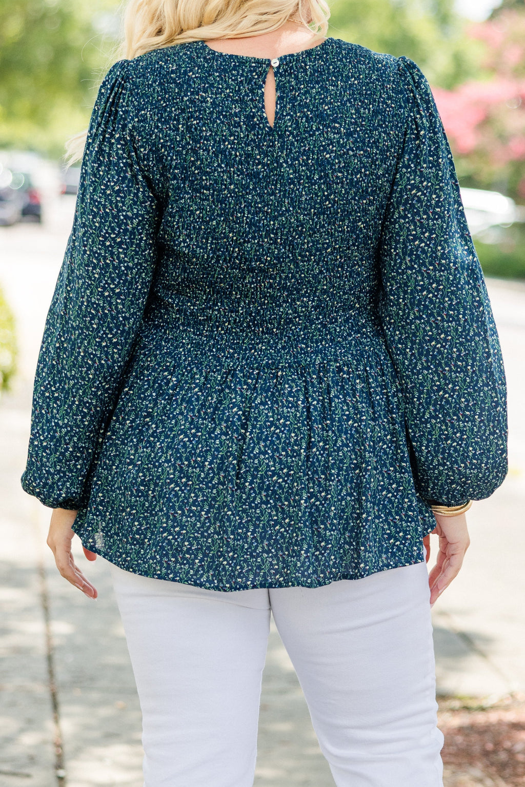 Wallflower Kisses Top, Navy