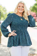 Wallflower Kisses Top, Navy