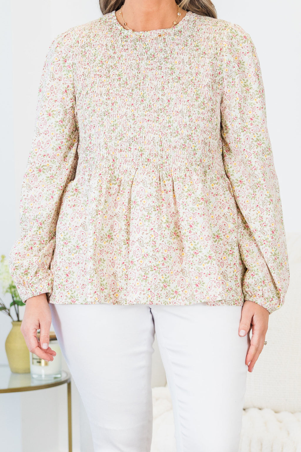 Wallflower Kisses Top, White