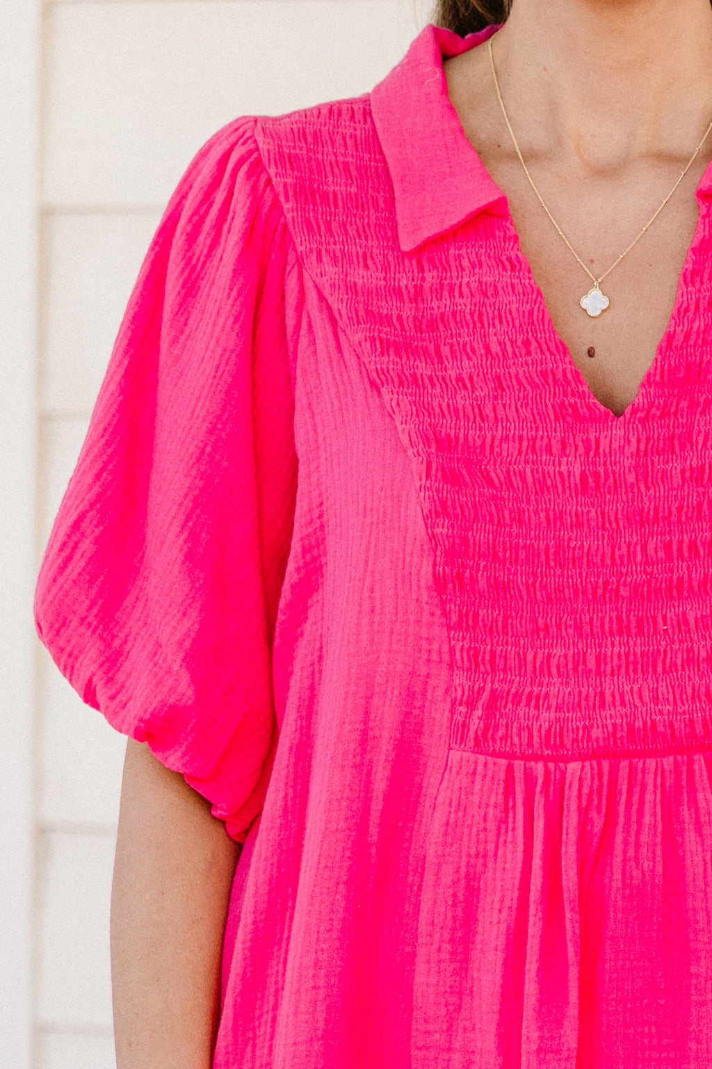 Wander Outside Top, Pink