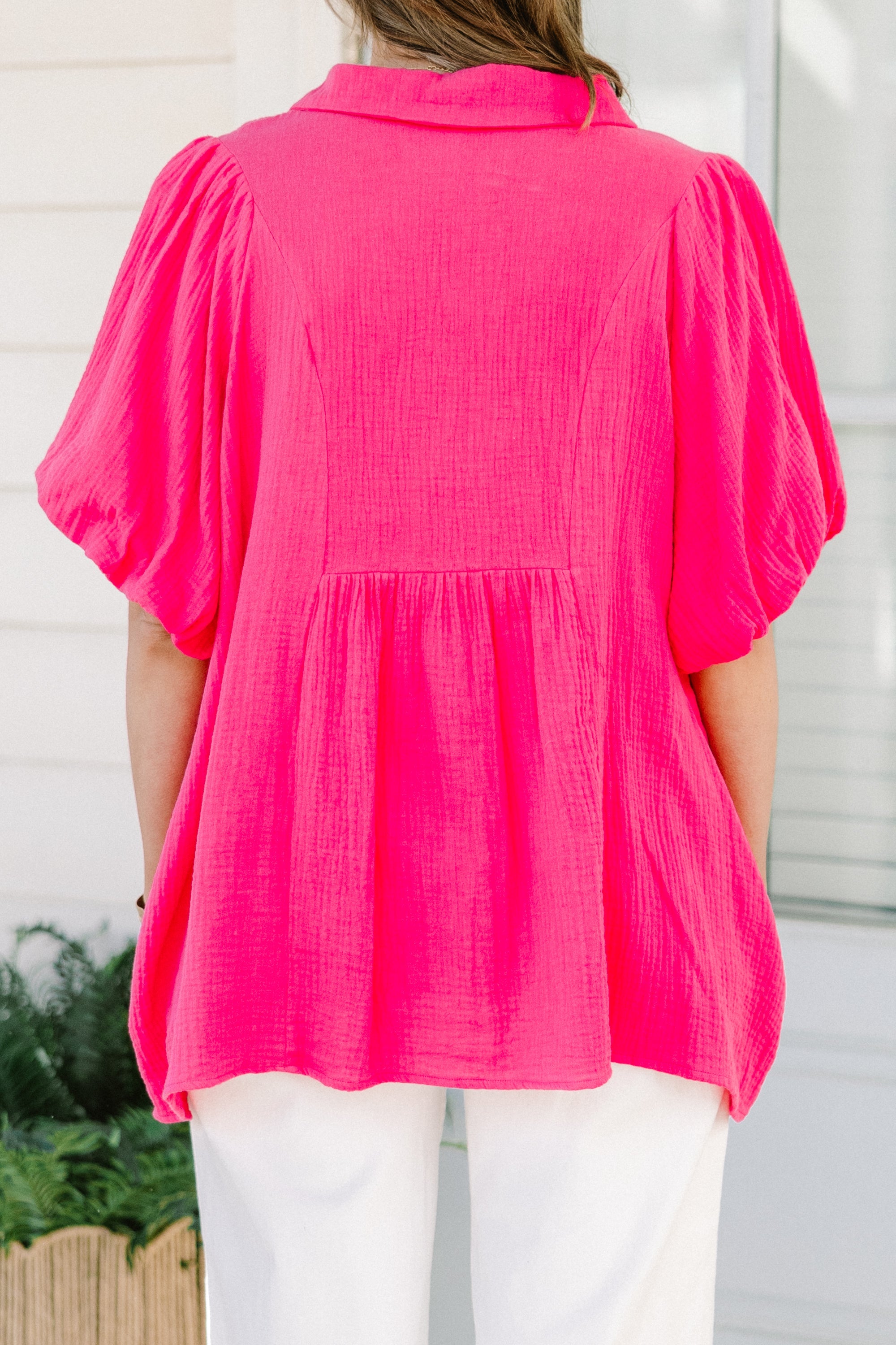 Wander Outside Top, Pink