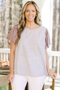 Wanderlust Bliss Top, Blue