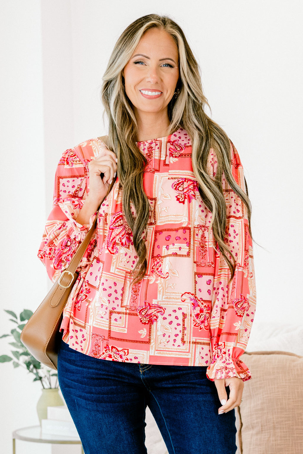 Wanderlust Journey Top, Pink-Red