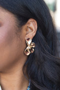 Warm Bloom Earrings, Gold
