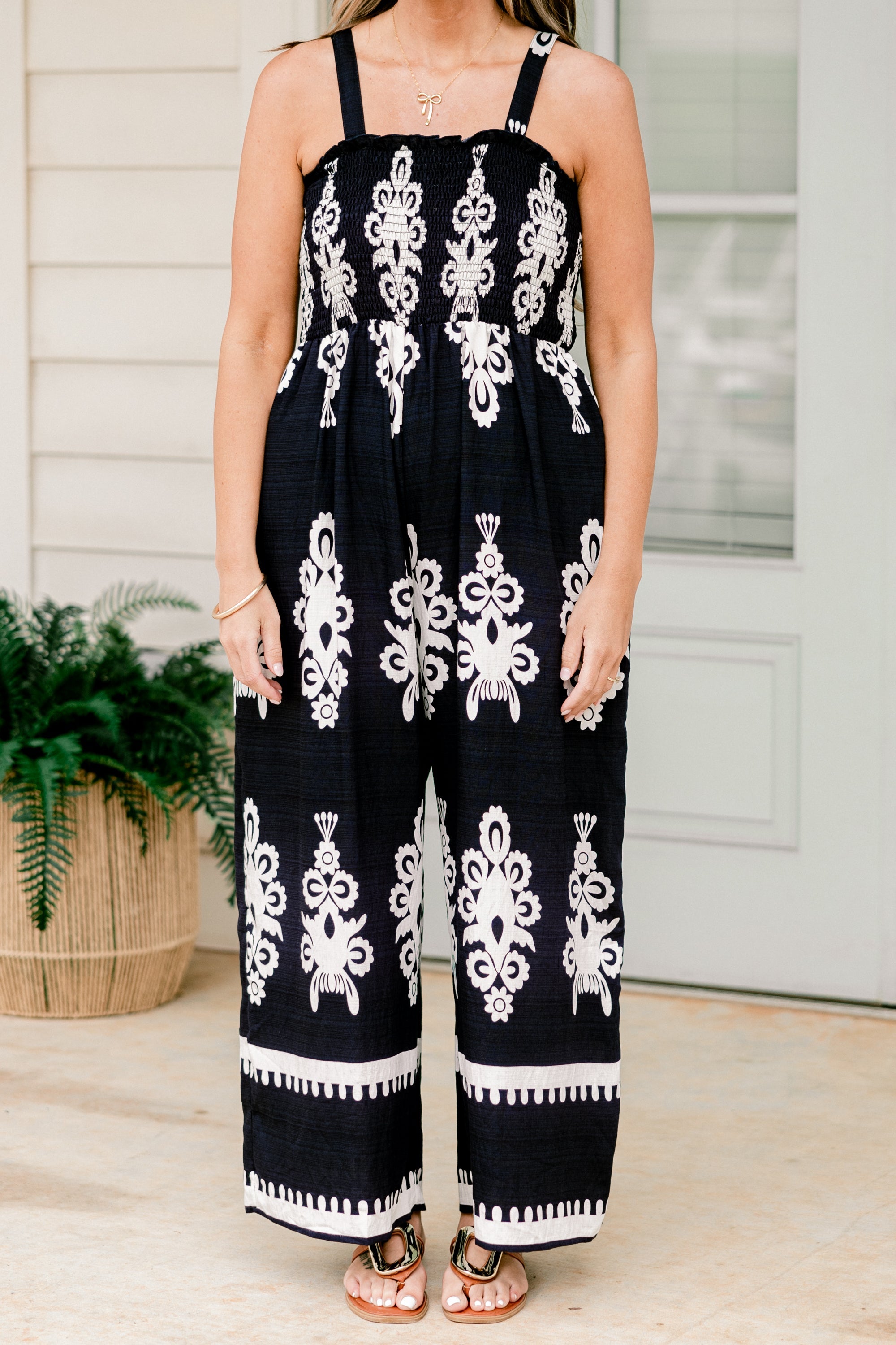 Warm Breeze Jumpsuit, Navy