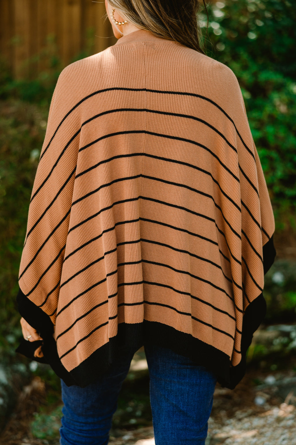 Warm Hugs Poncho, Khaki
