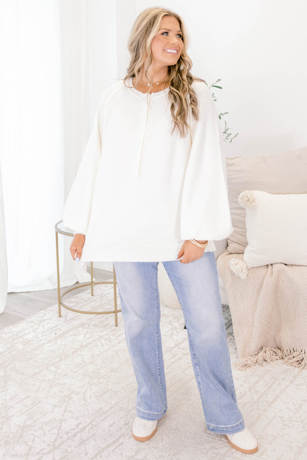 Warm Wishes Sweater, Beige