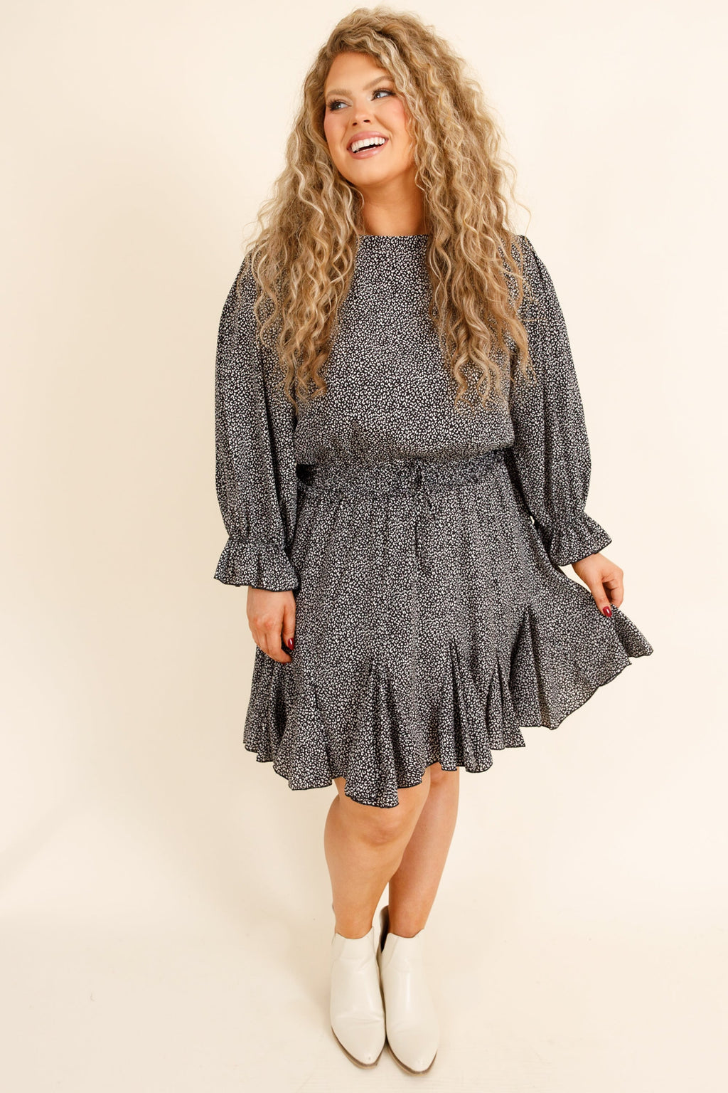 Warming Up To You Romper, Black