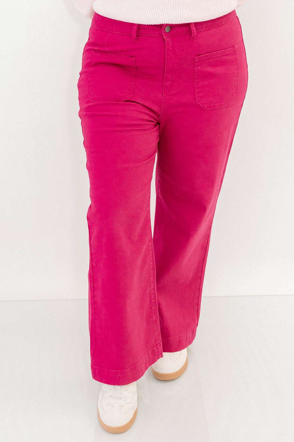 Wash Me Away Jeans, Fuchsia