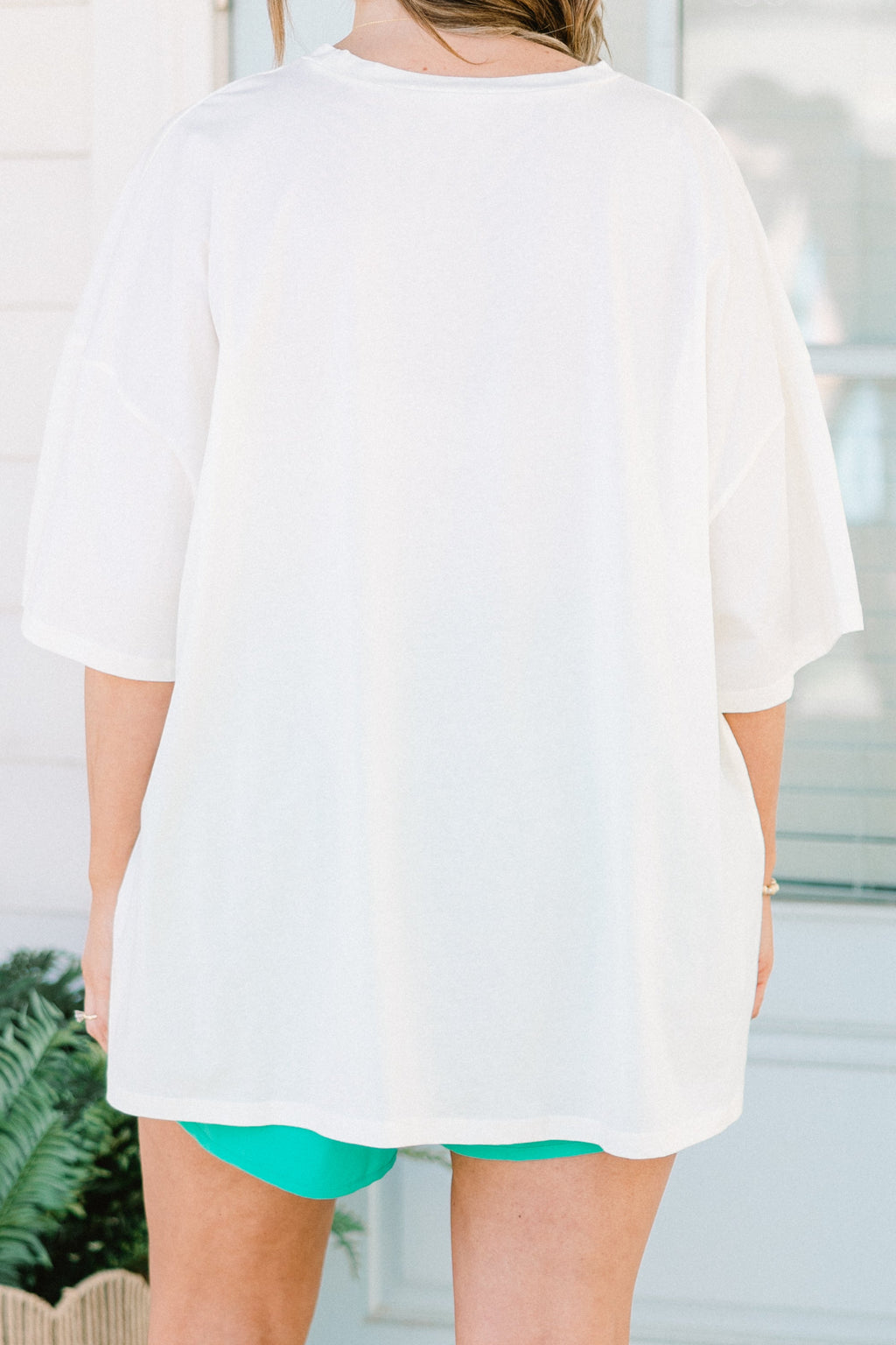 Take Me To The Beach Boyfriend Tee, Ivory