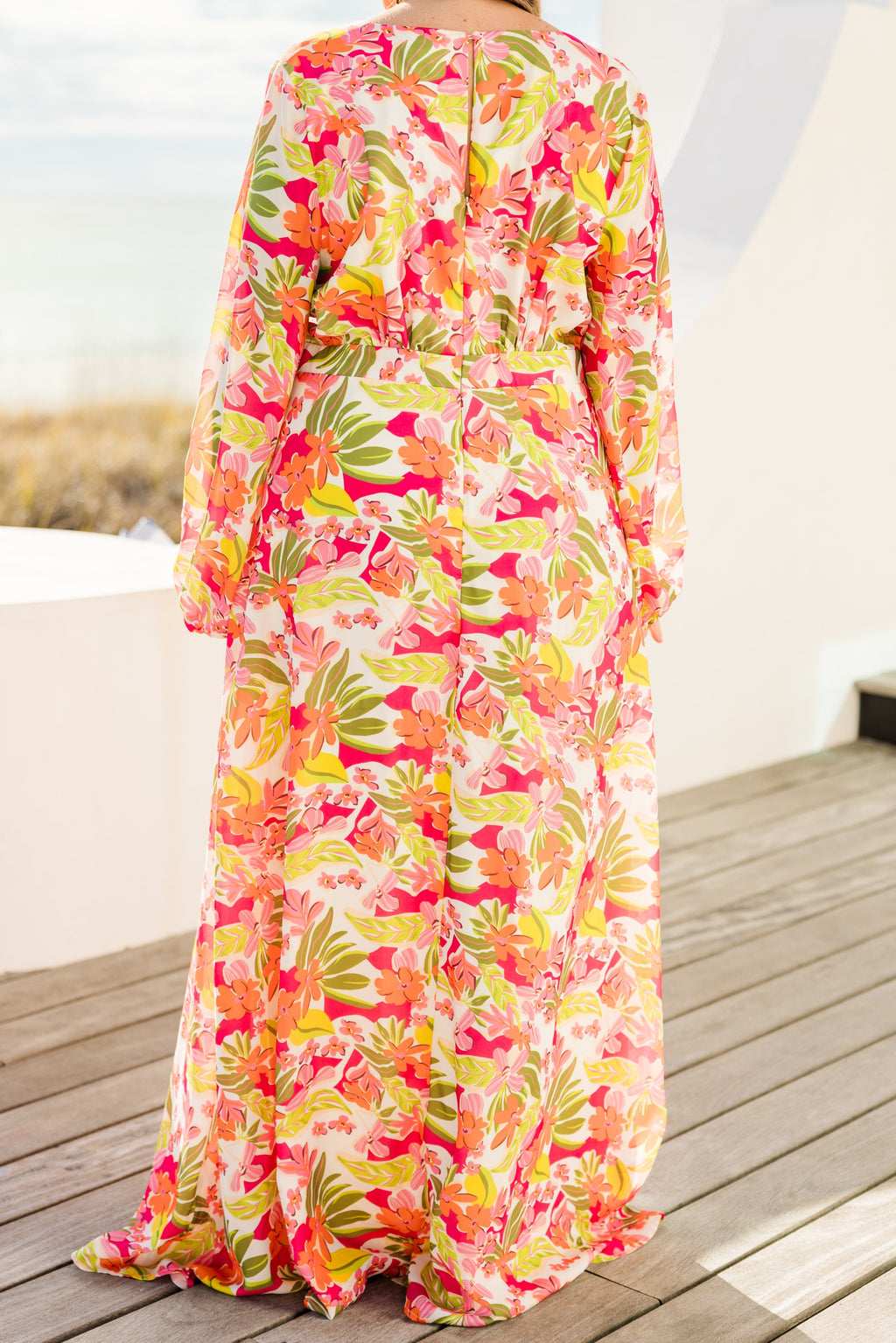 Way Too Complicated Dress, Tropical Fuchsia