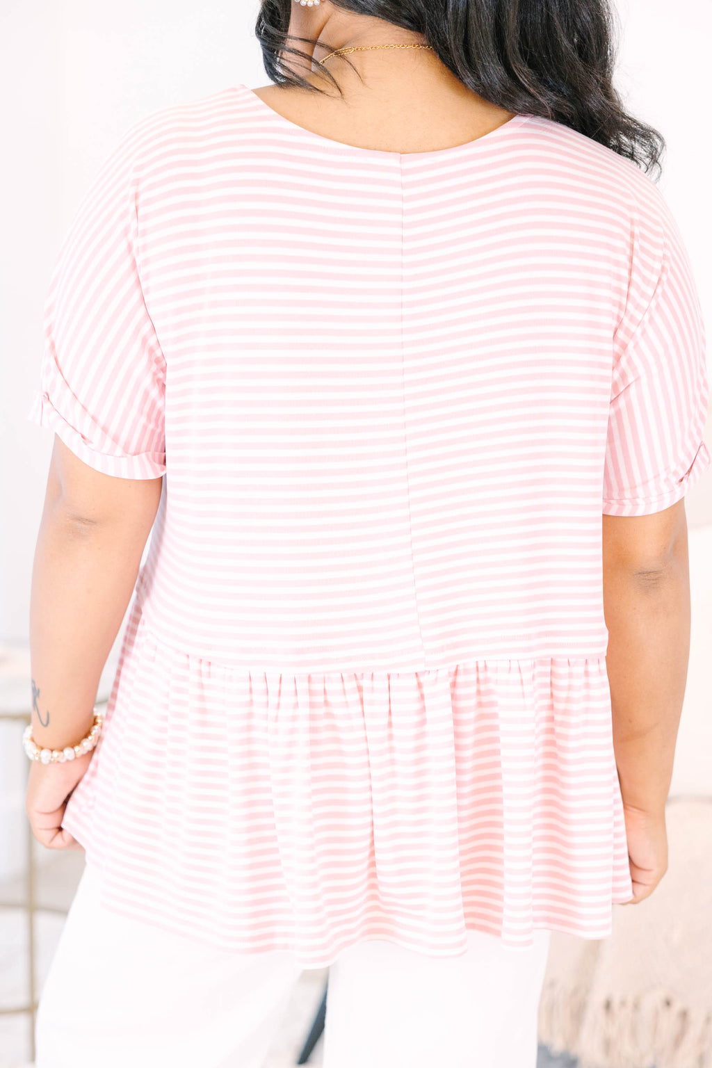 Wear And Tear Top, Pink