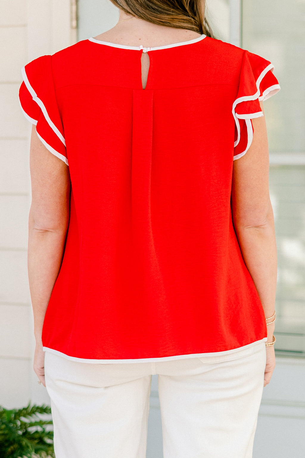 Wearing My Colors Top, Red