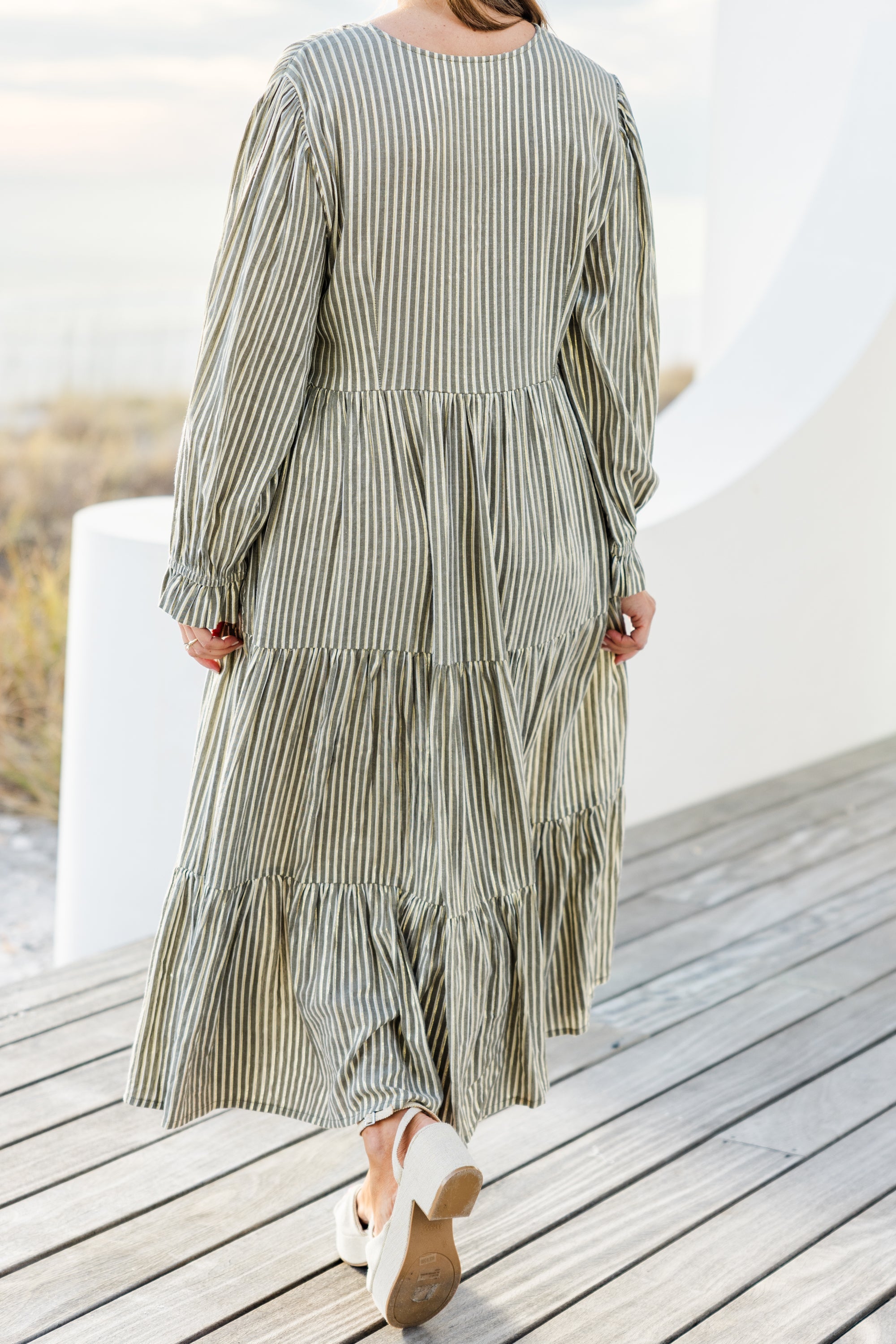Weekend Daydream Midi Dress, Grey