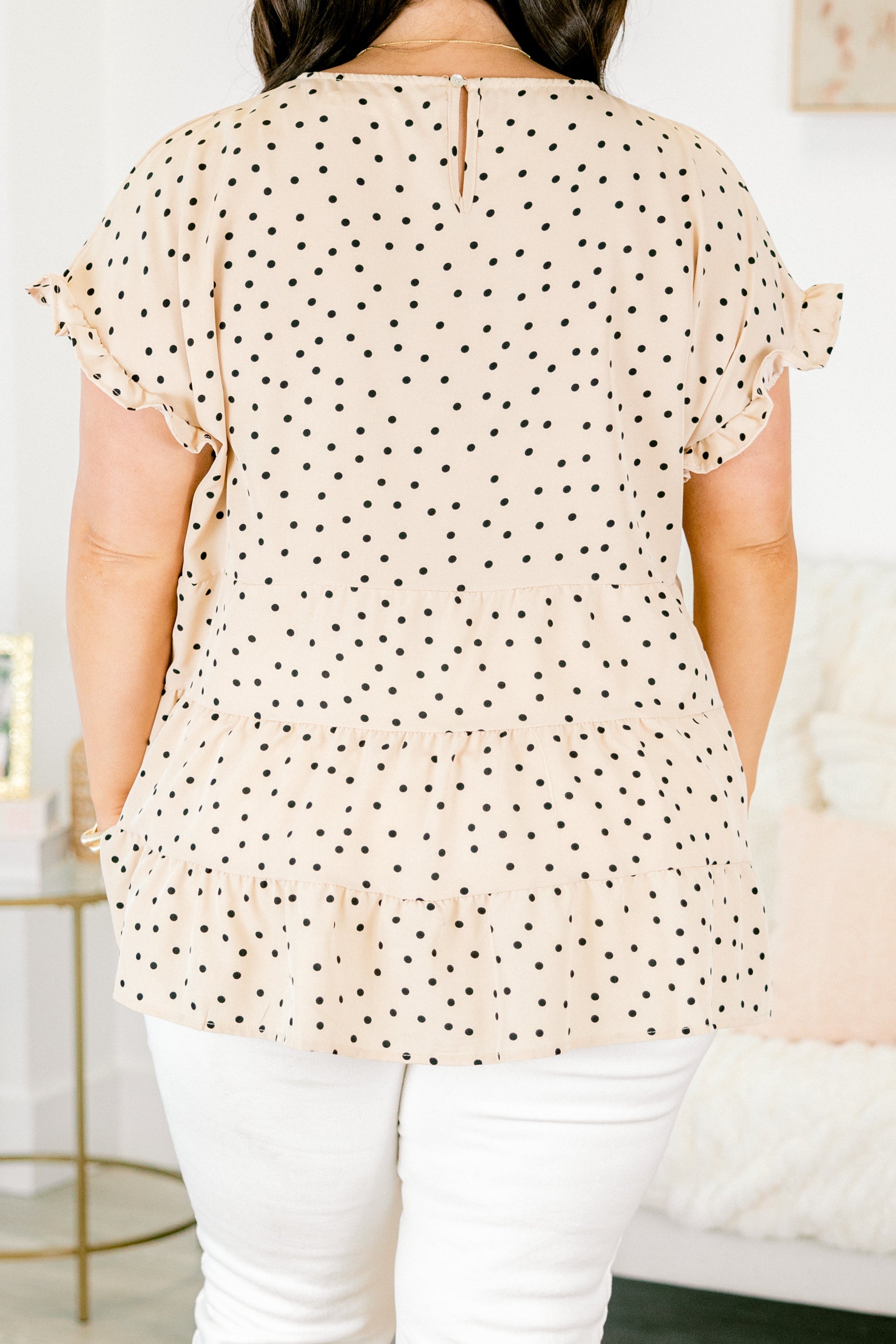 Weekend Ready Top, Tan