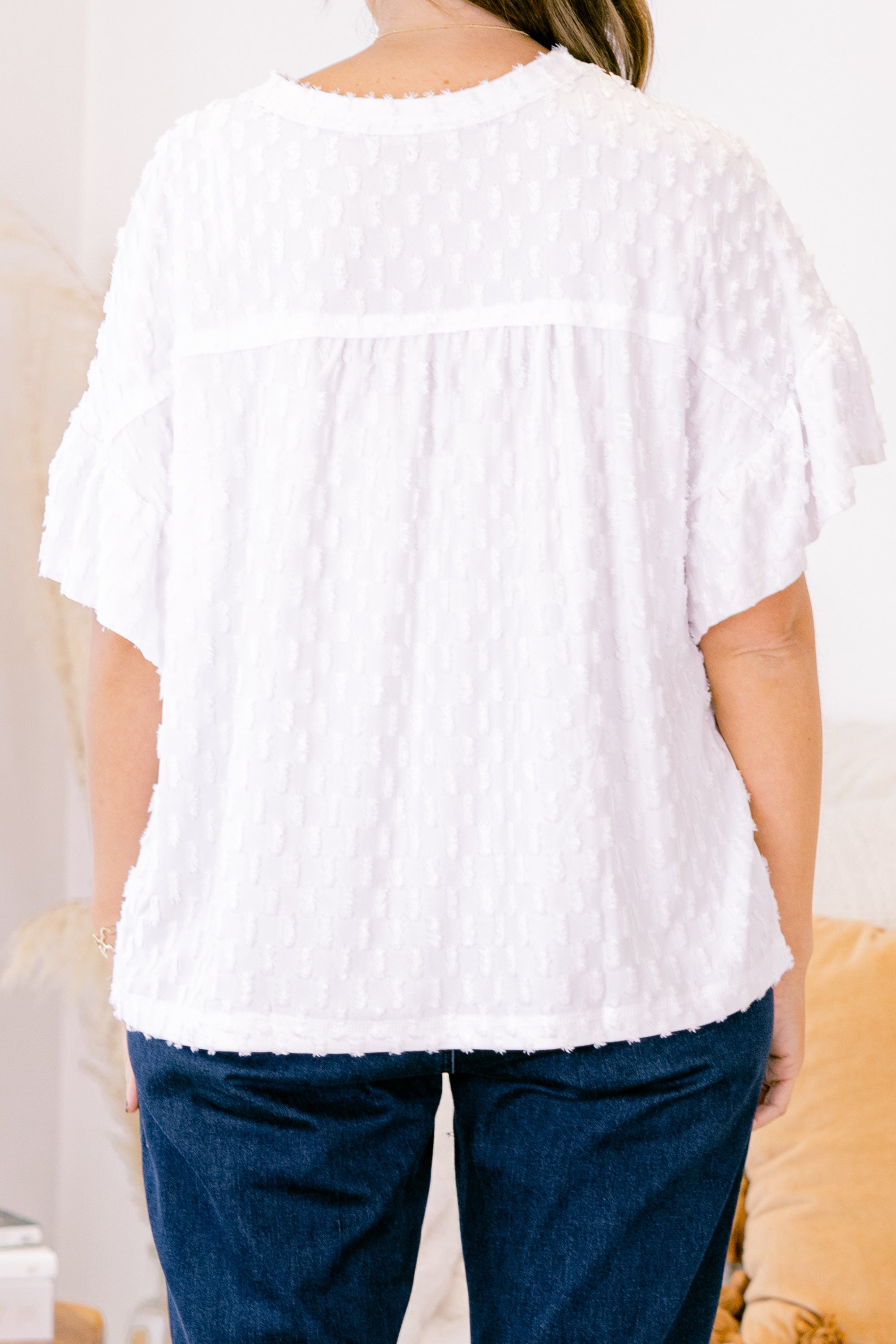 Weekend Vibes Only Top, White