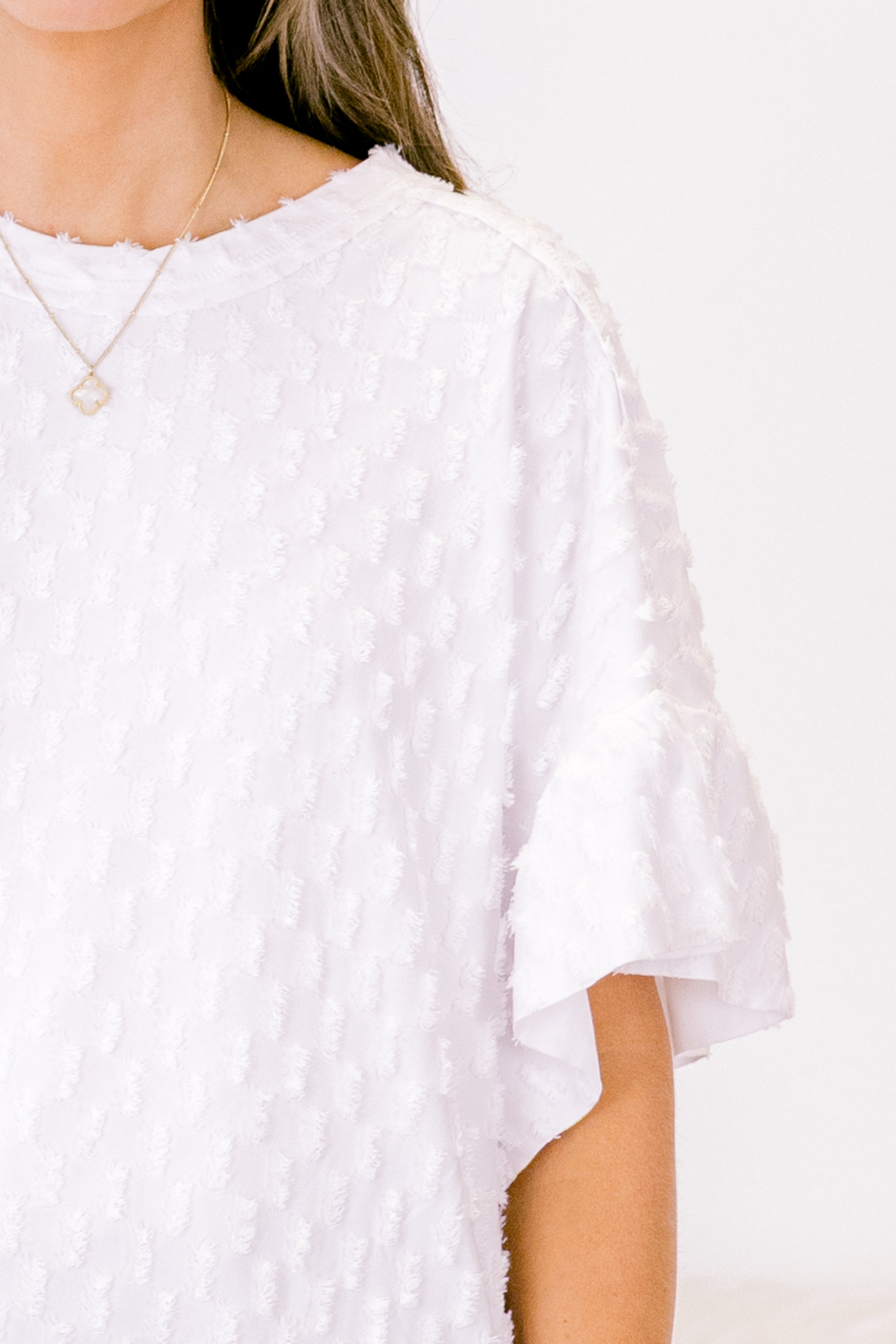 Weekend Vibes Only Top, White
