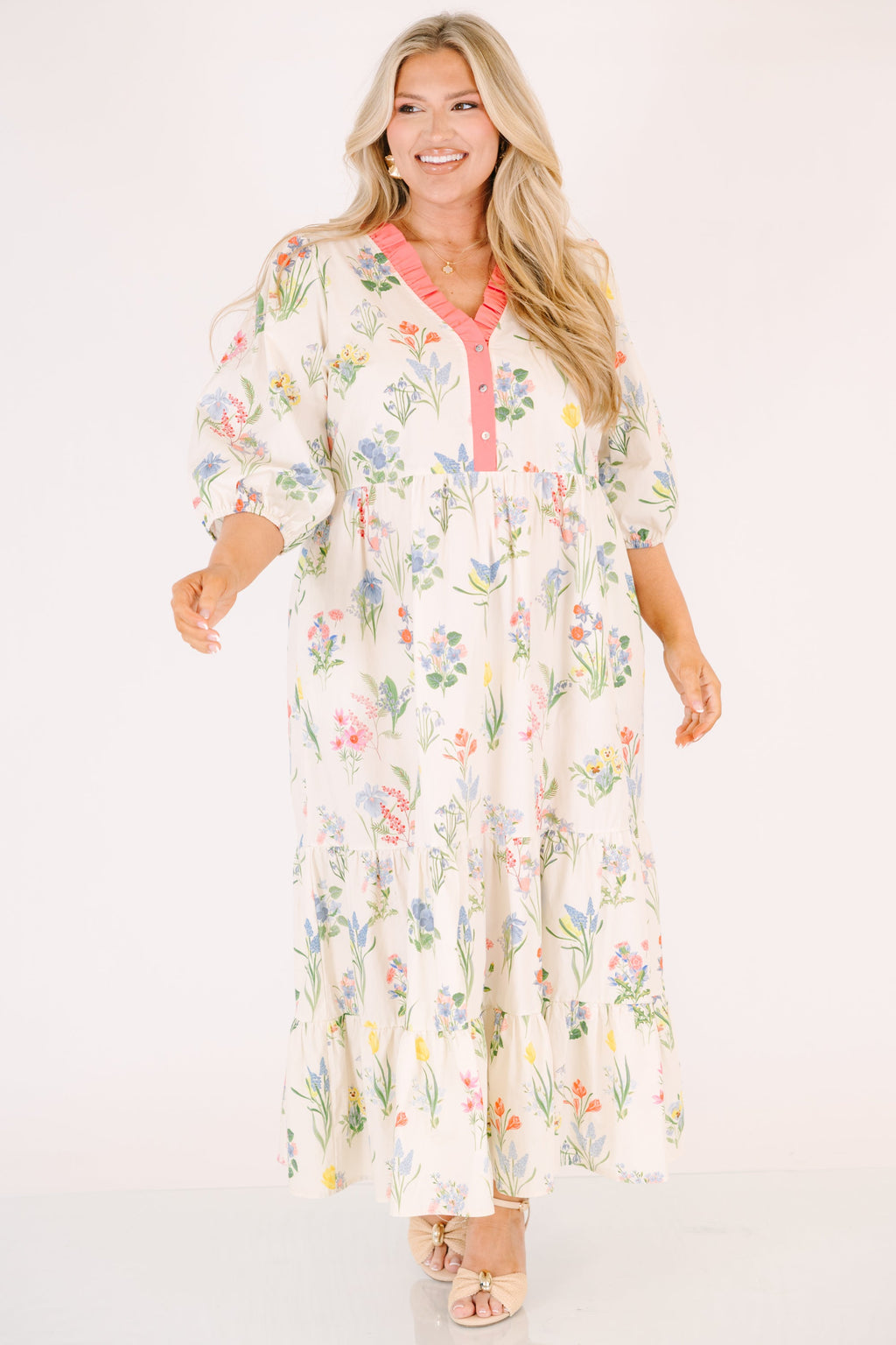 Well Defined Dress, Cream
