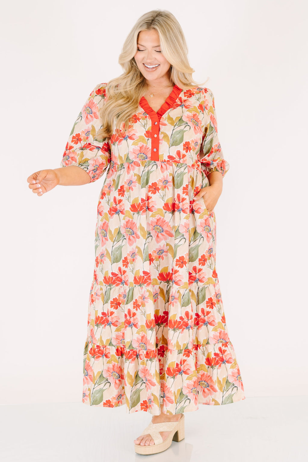 Well Defined Dress, Fuchsia