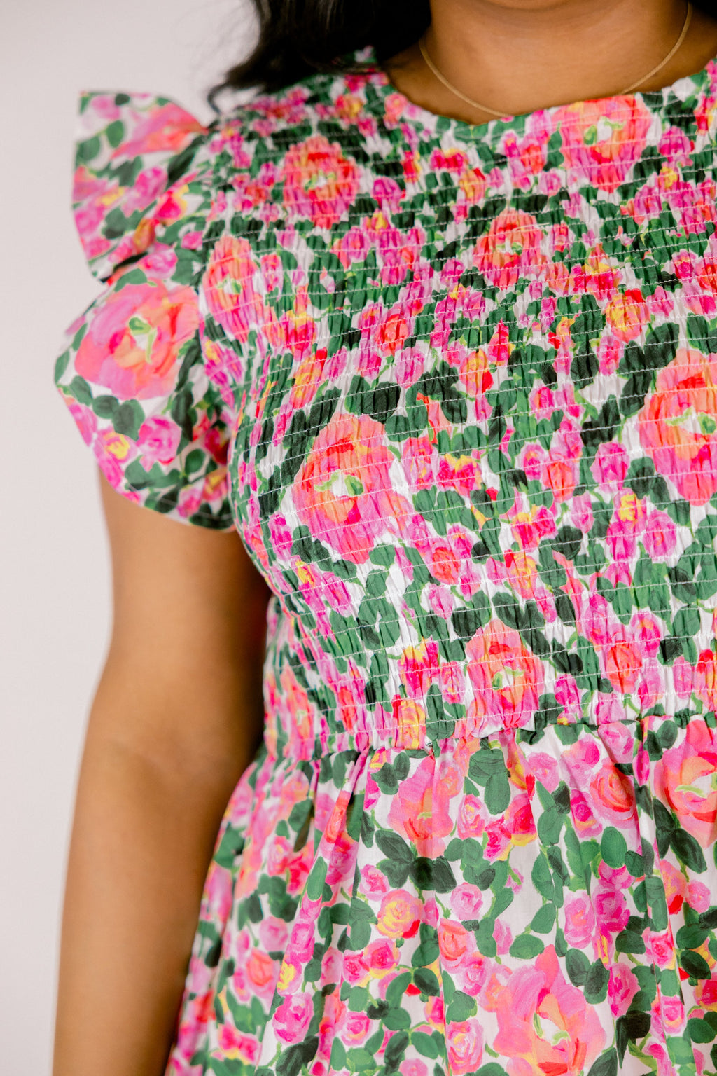 Well Within Top, Pink Floral