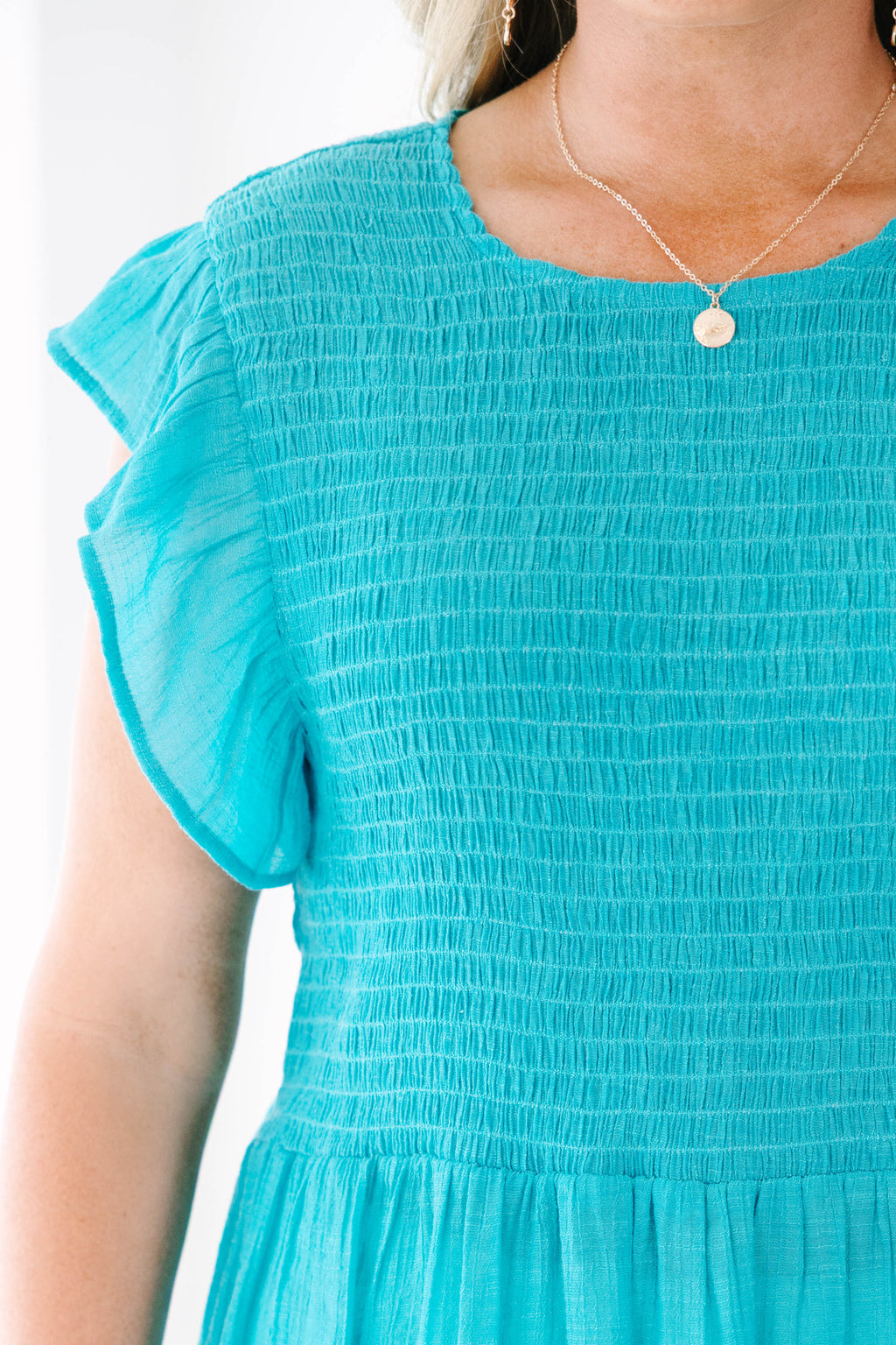 Well Within Top, Turquoise
