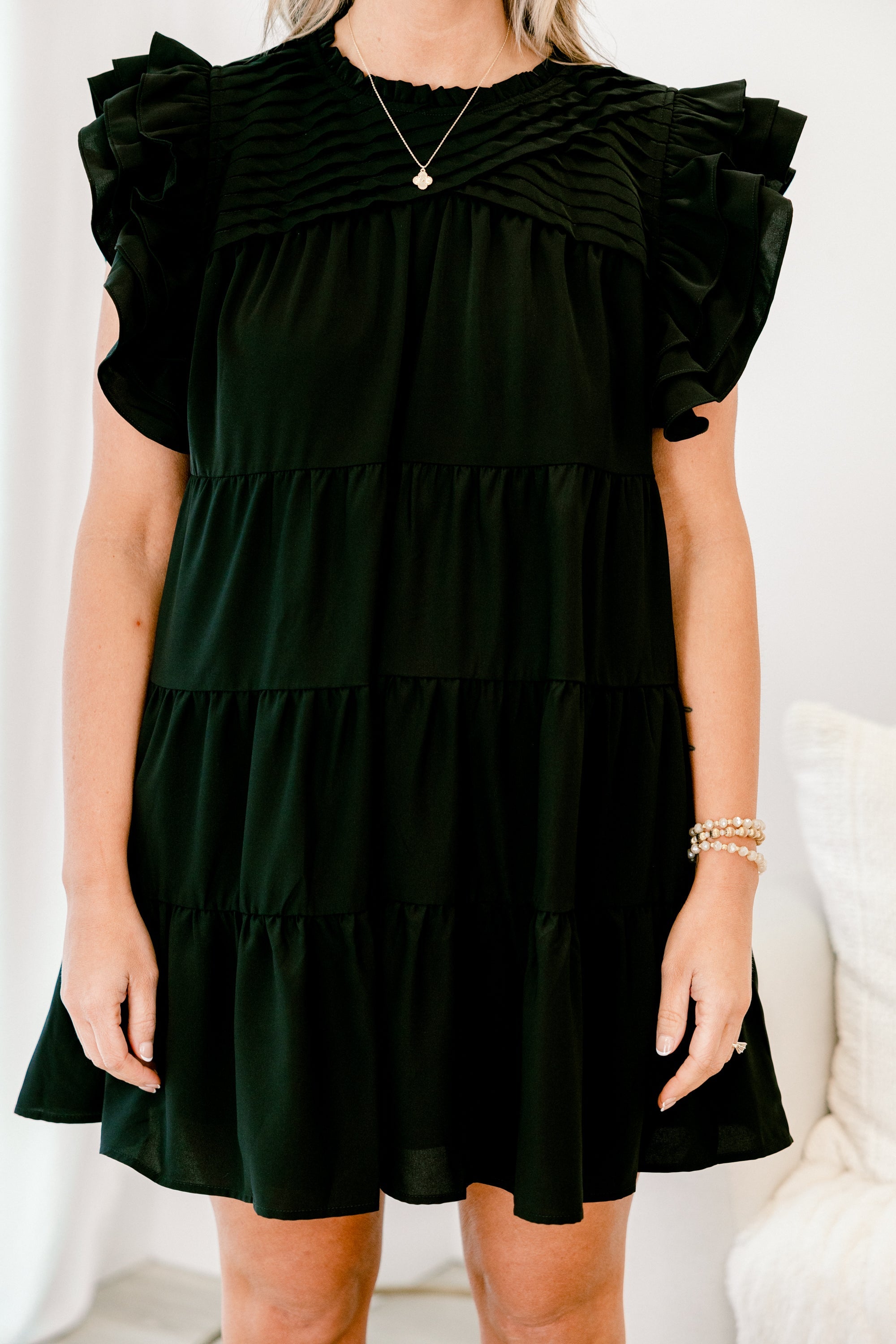What A Vision Dress, Black