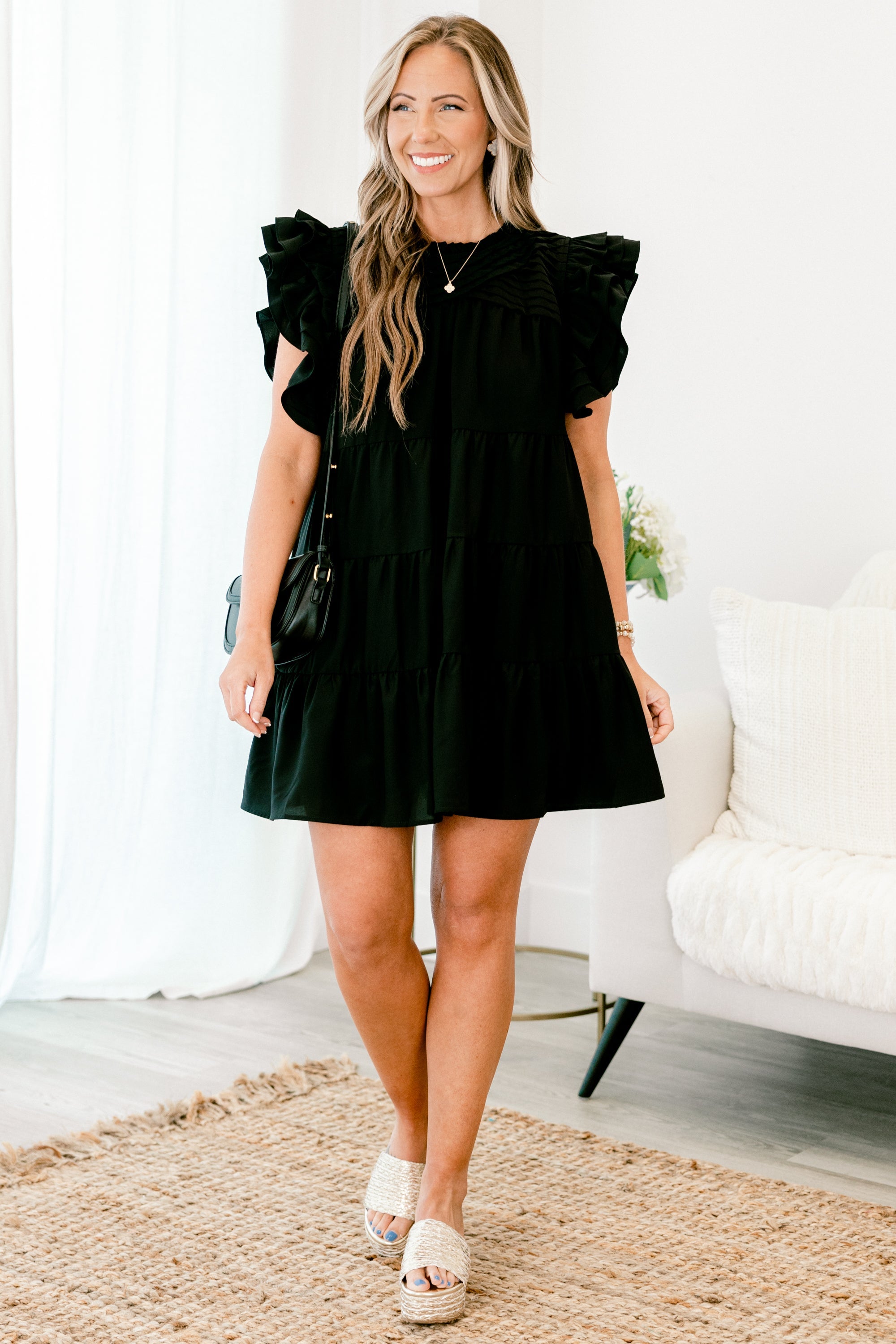 What A Vision Dress, Black