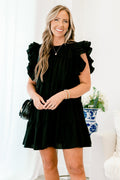 What A Vision Dress, Black