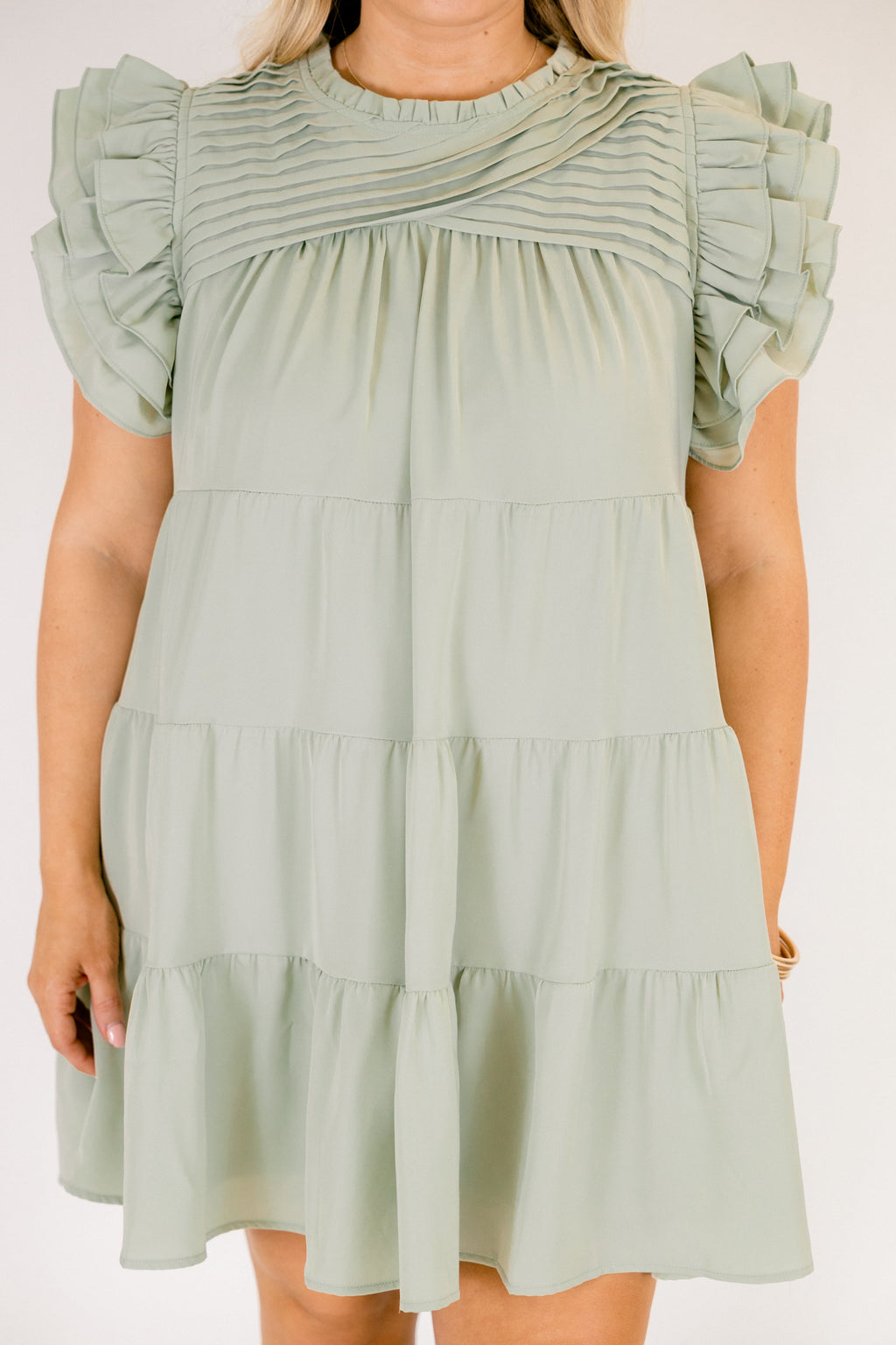 What A Vision Dress, Mint
