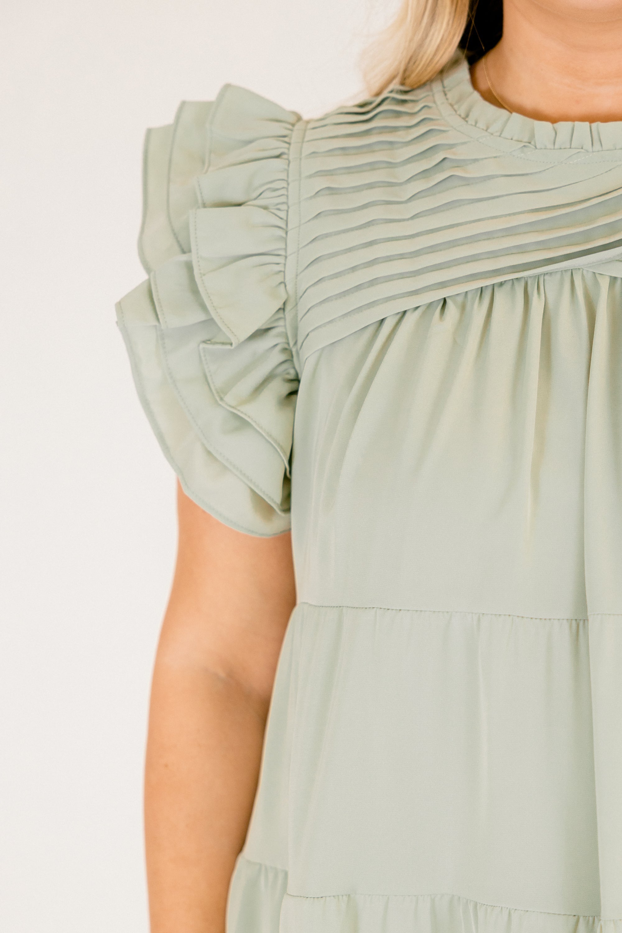 What A Vision Dress, Mint
