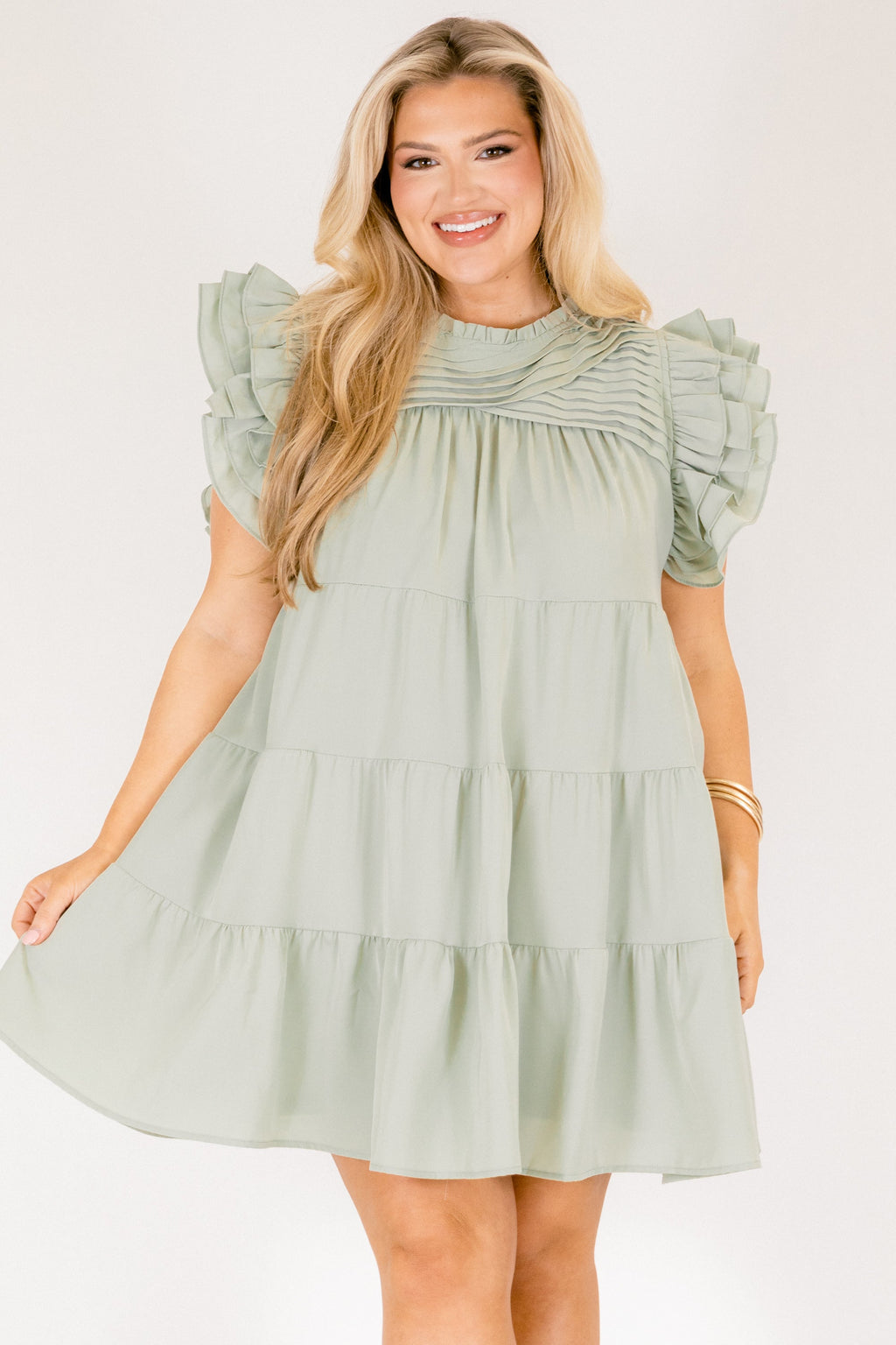 What A Vision Dress, Mint