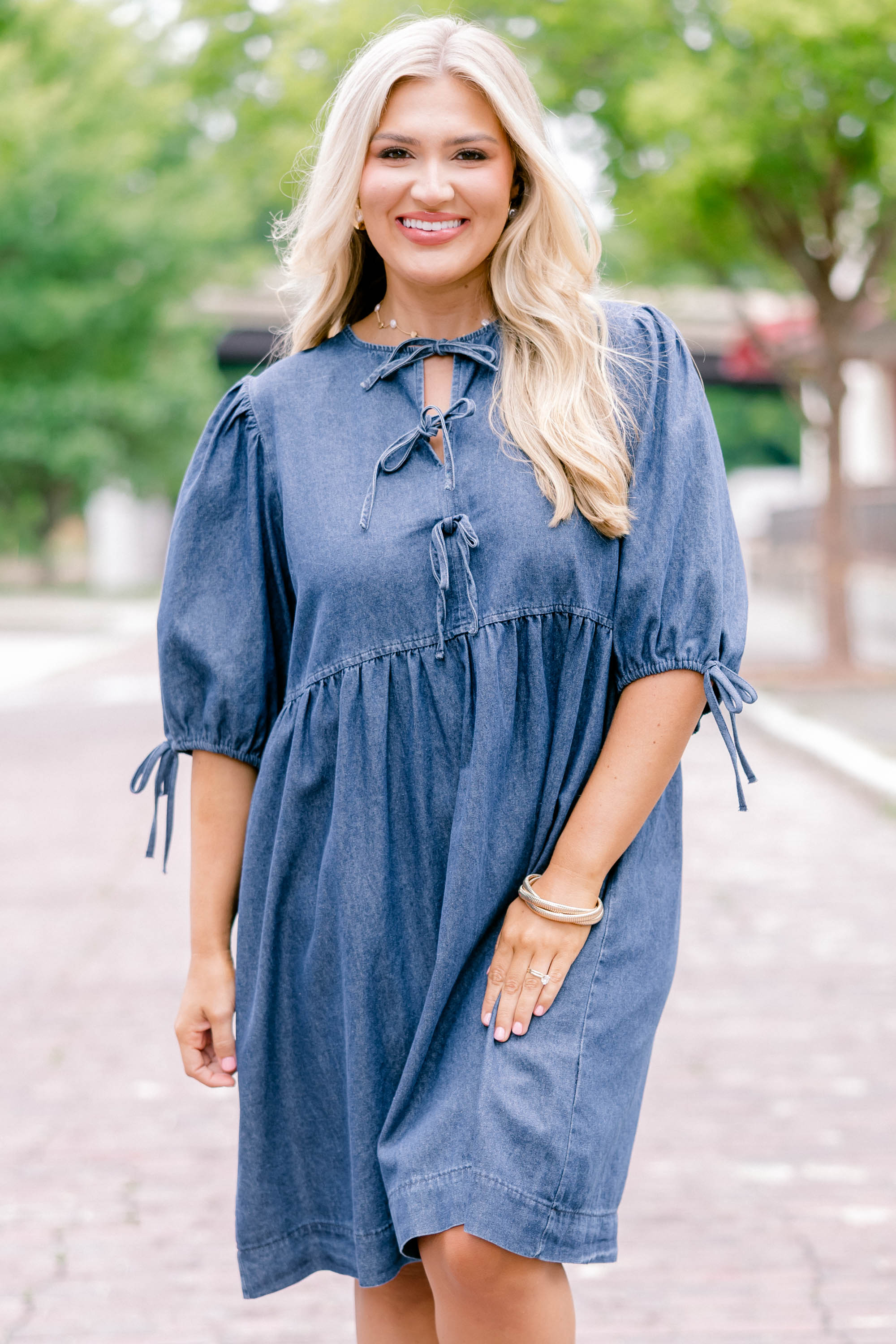 What About It Dress, Blue