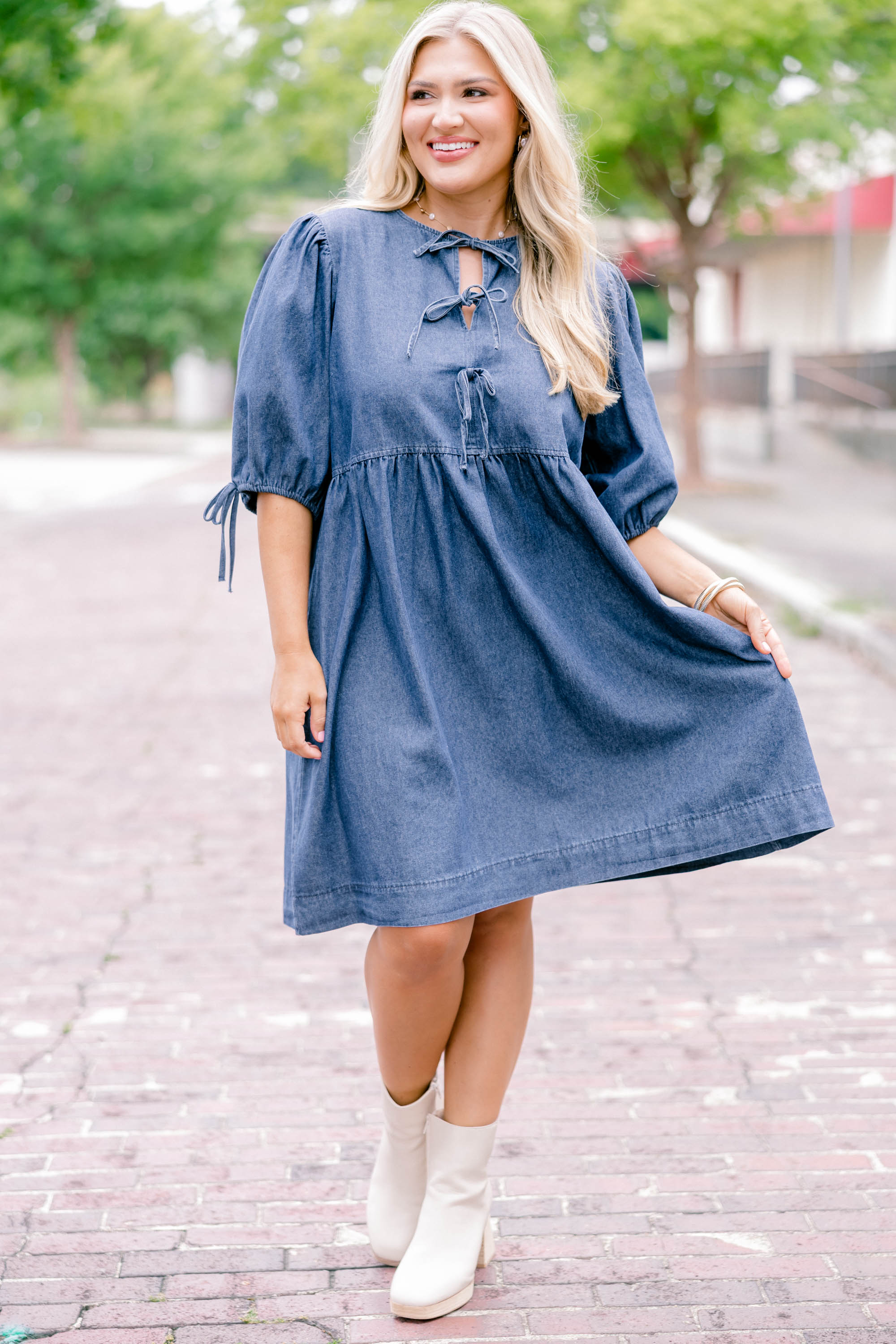 What About It Dress, Blue