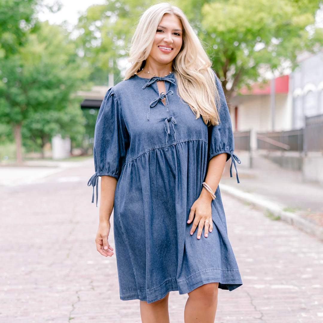 What About It Dress, Blue