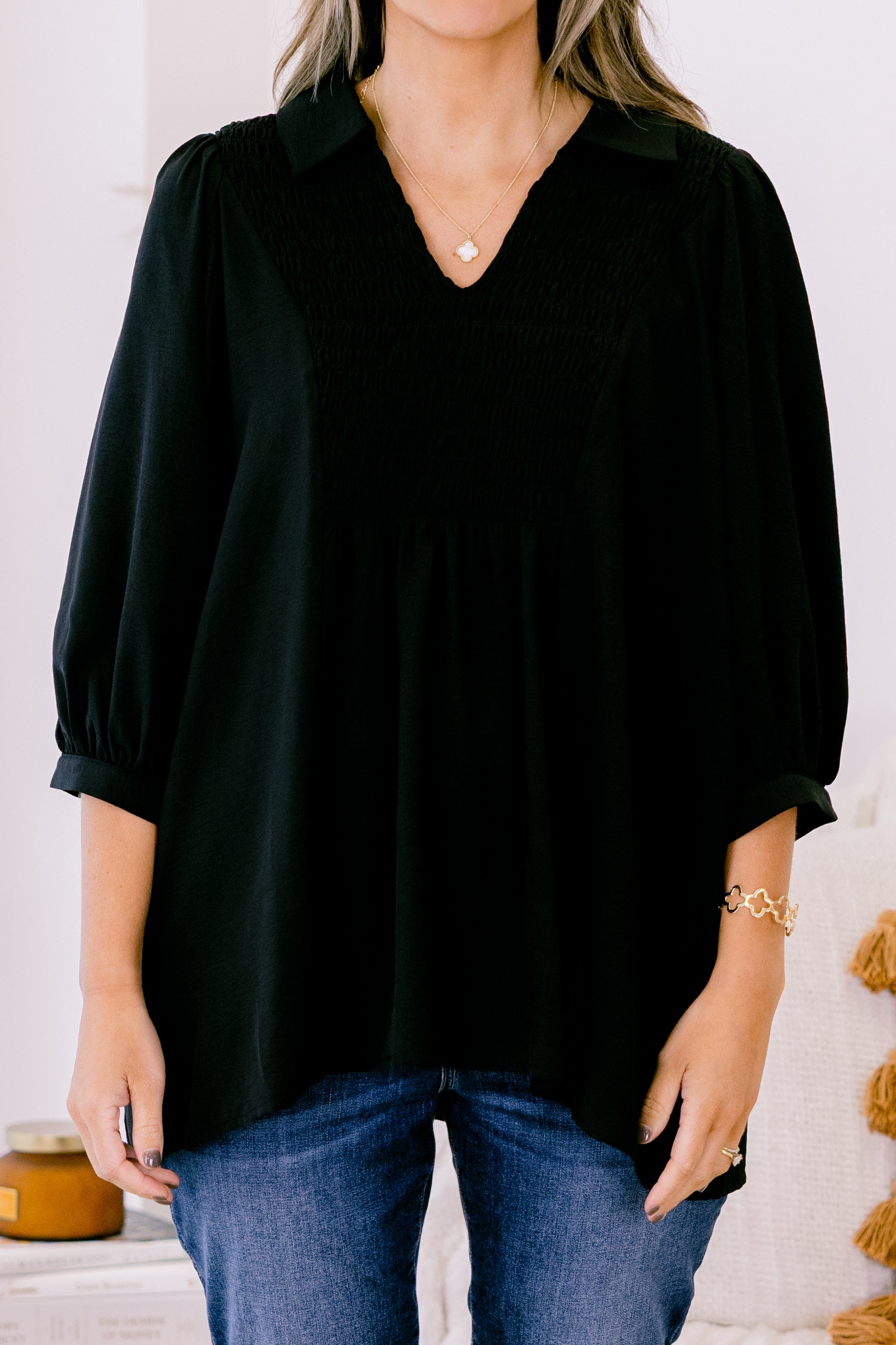 What Can I Do Top, Black