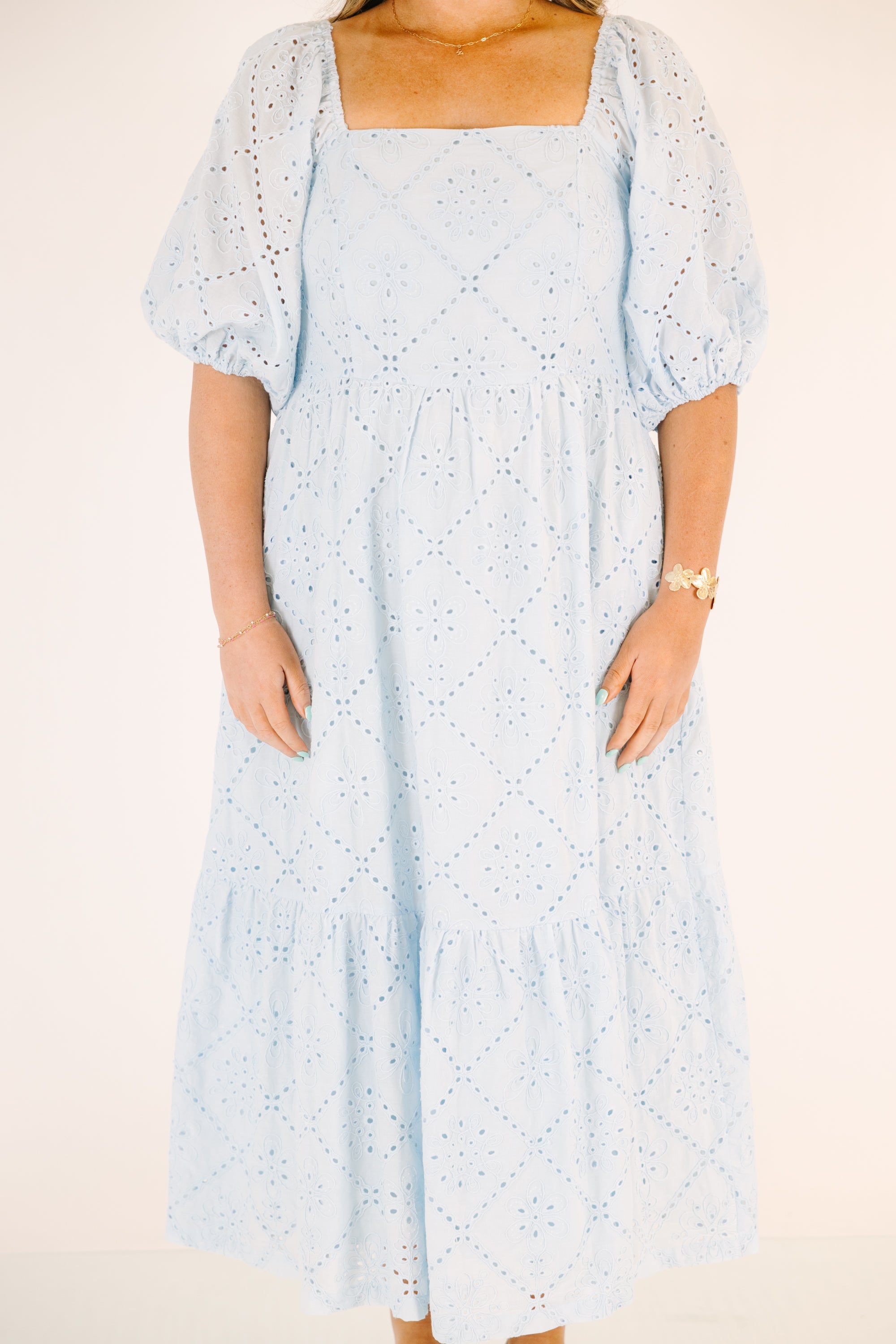 What Comes Next Dress, Baby Blue