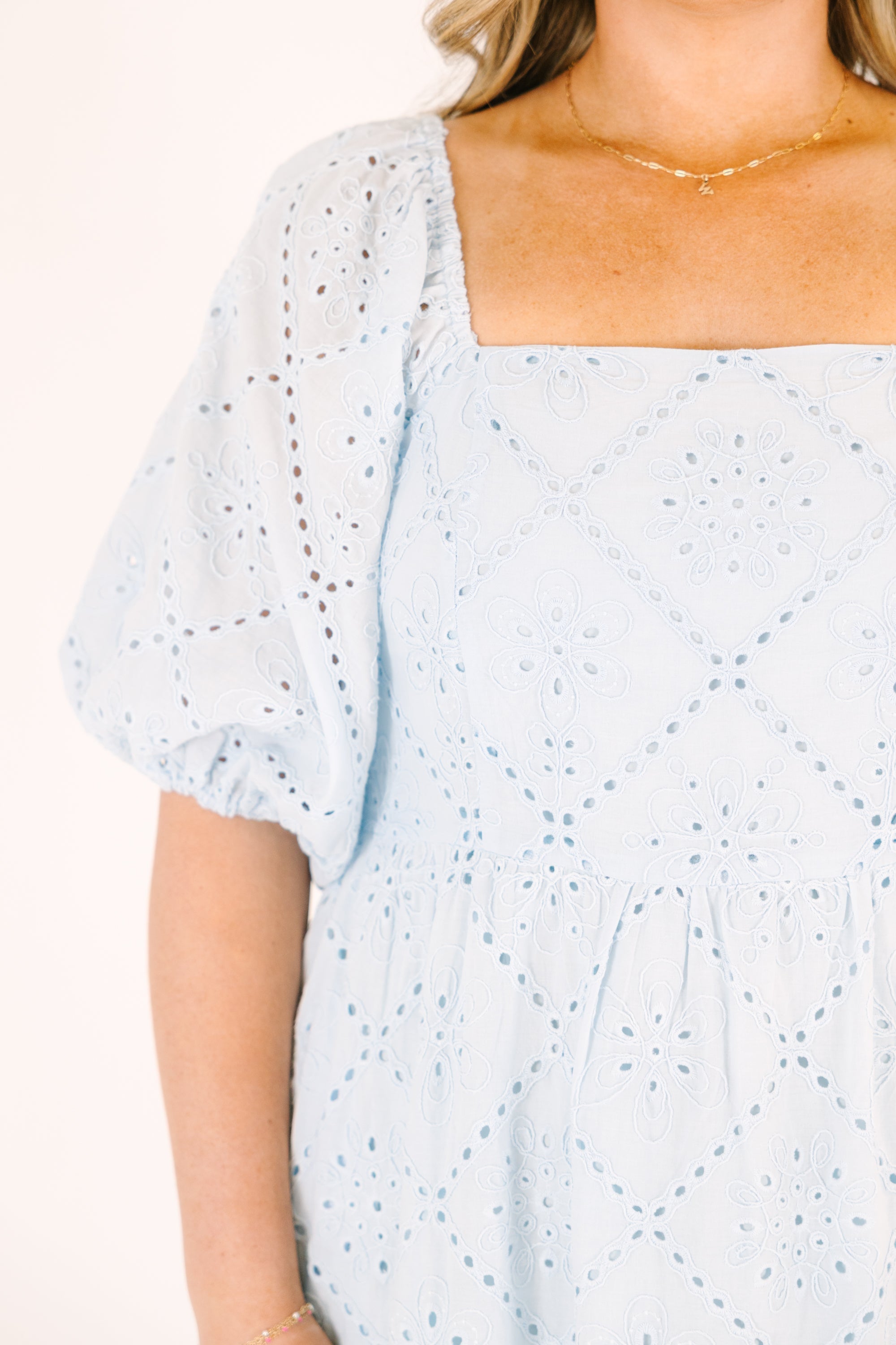 What Comes Next Dress, Baby Blue