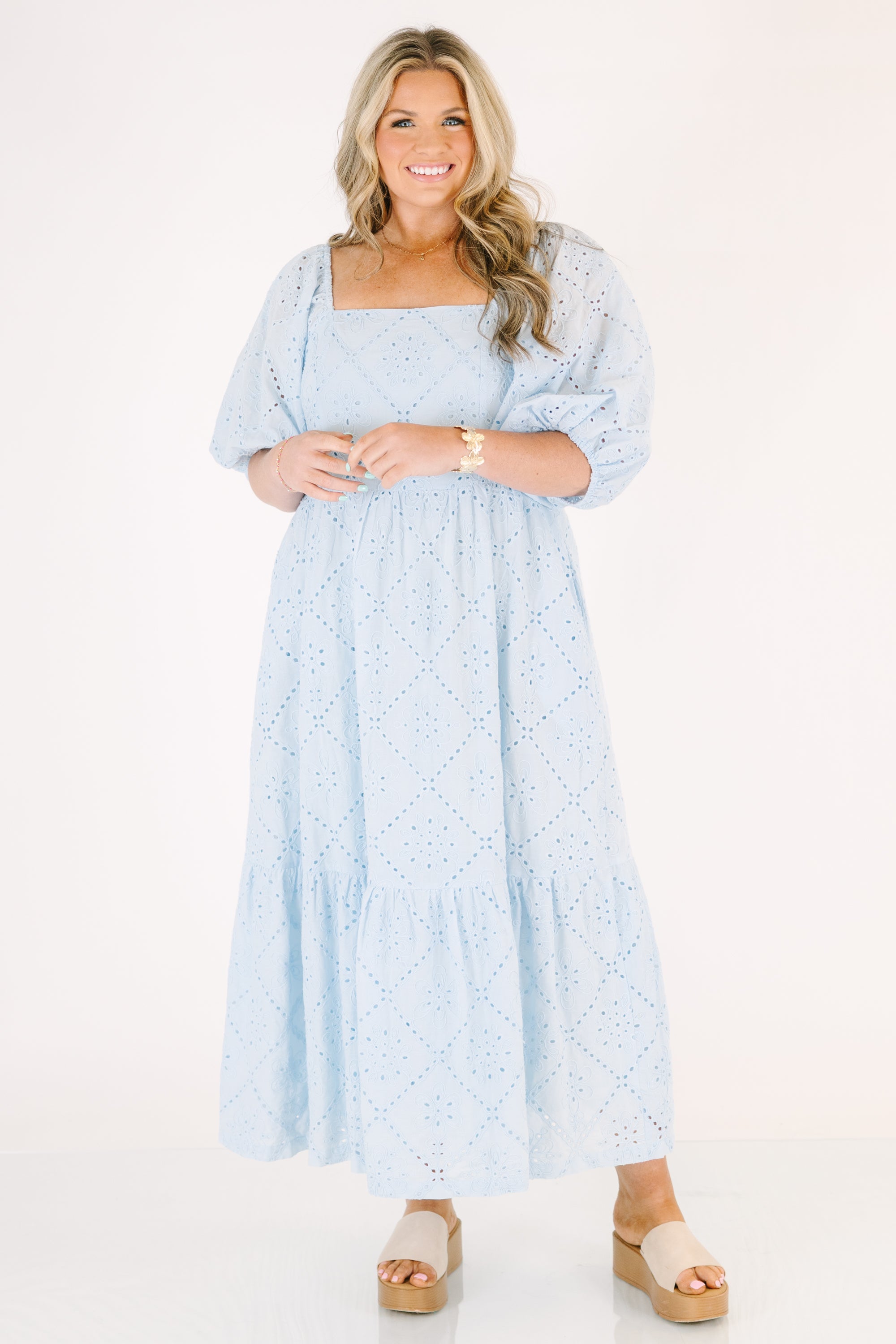 What Comes Next Dress, Baby Blue